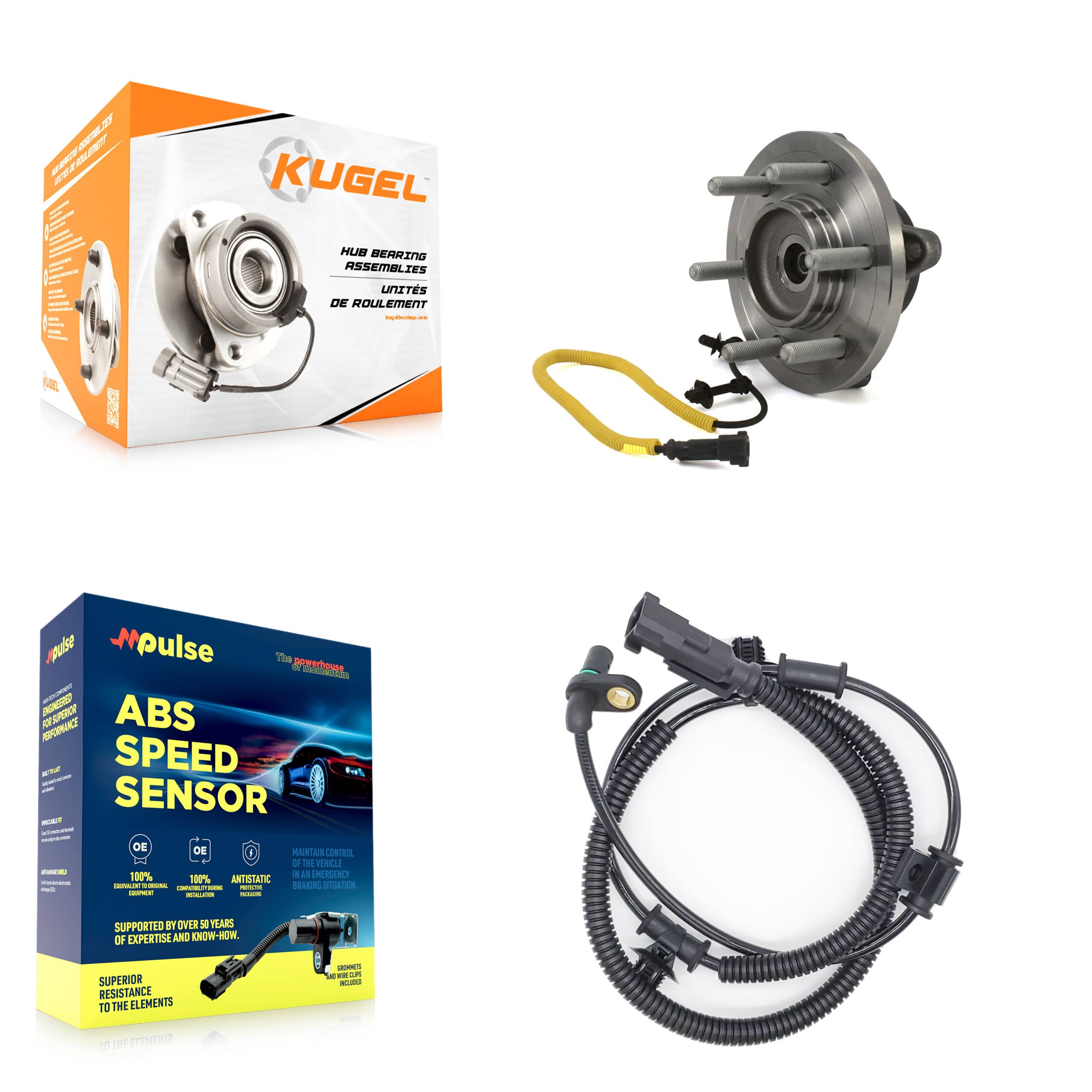 Kugel - K7S-100050 - Front Wheel Bearing and Hub Assembly Kits