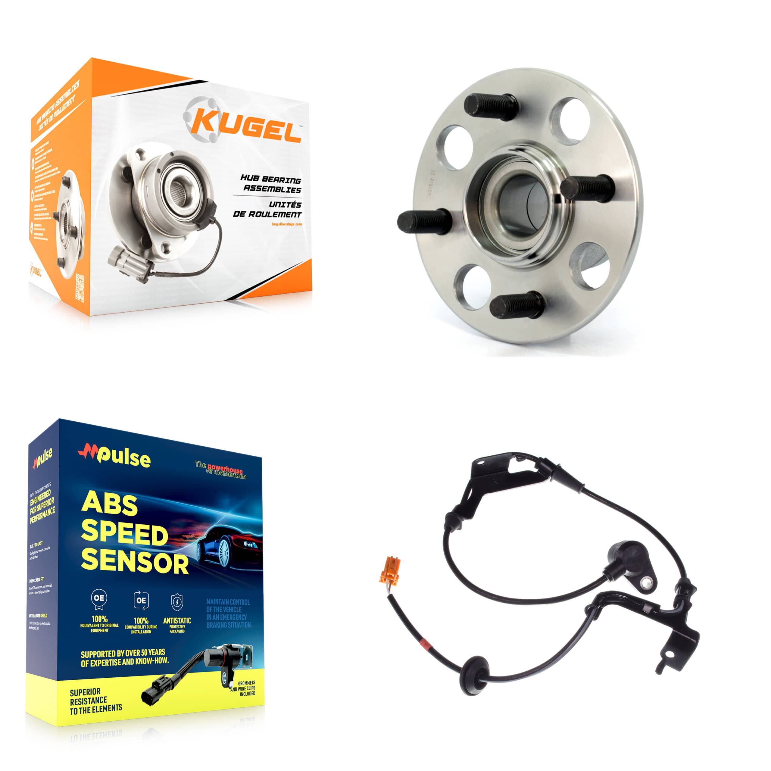 Kugel - K7S-100559 - Rear Wheel Bearing and Hub Assembly Kits