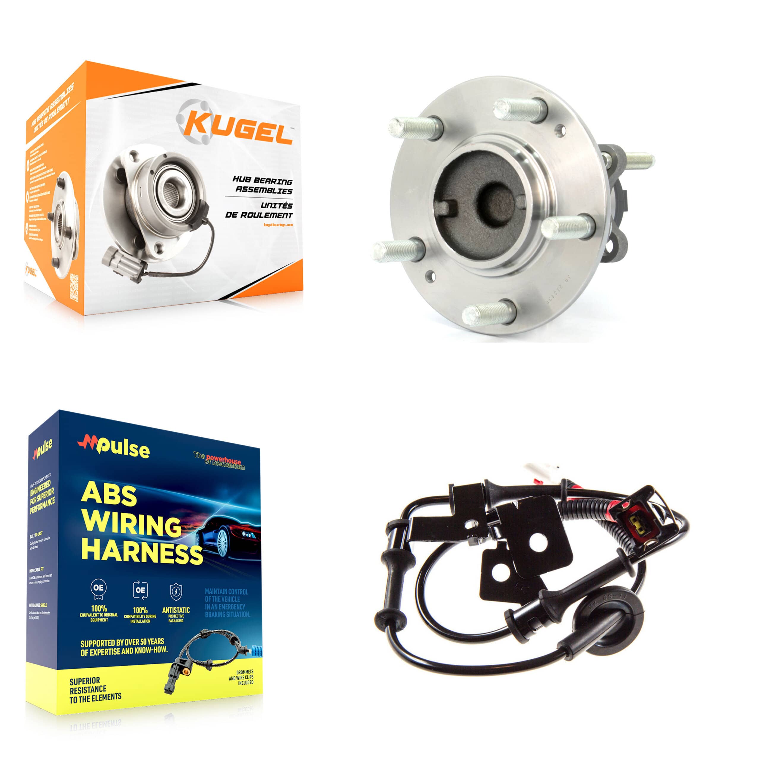 Kugel - K7S-100639 - Rear Wheel Bearing and Hub Assembly Kits