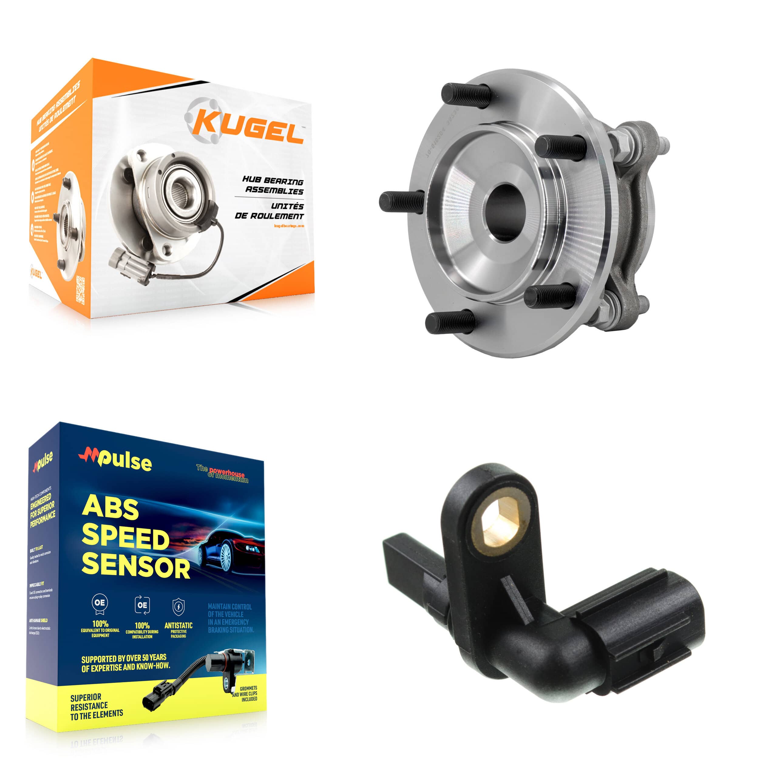 Kugel - K7S-103234 - Front Wheel Bearing and Hub Assembly Kits