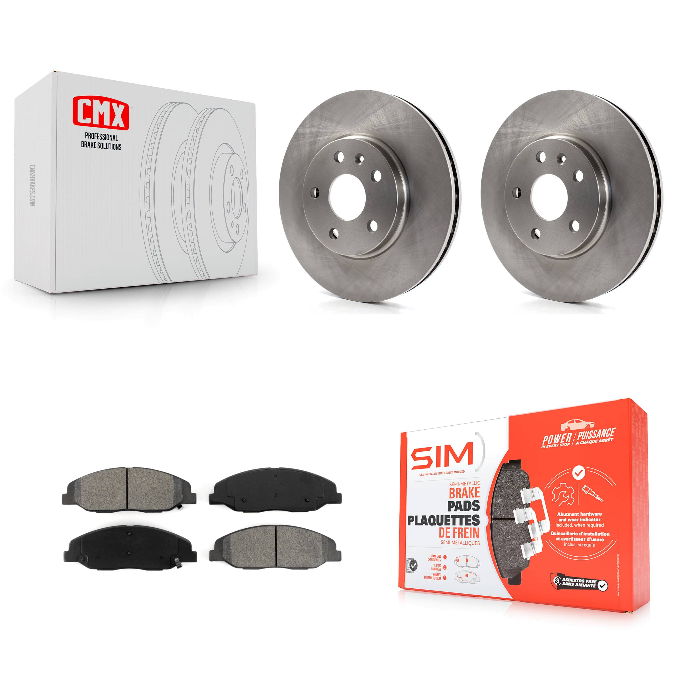 Transit Auto - K8S-100070 - Front Disc Brake Kits