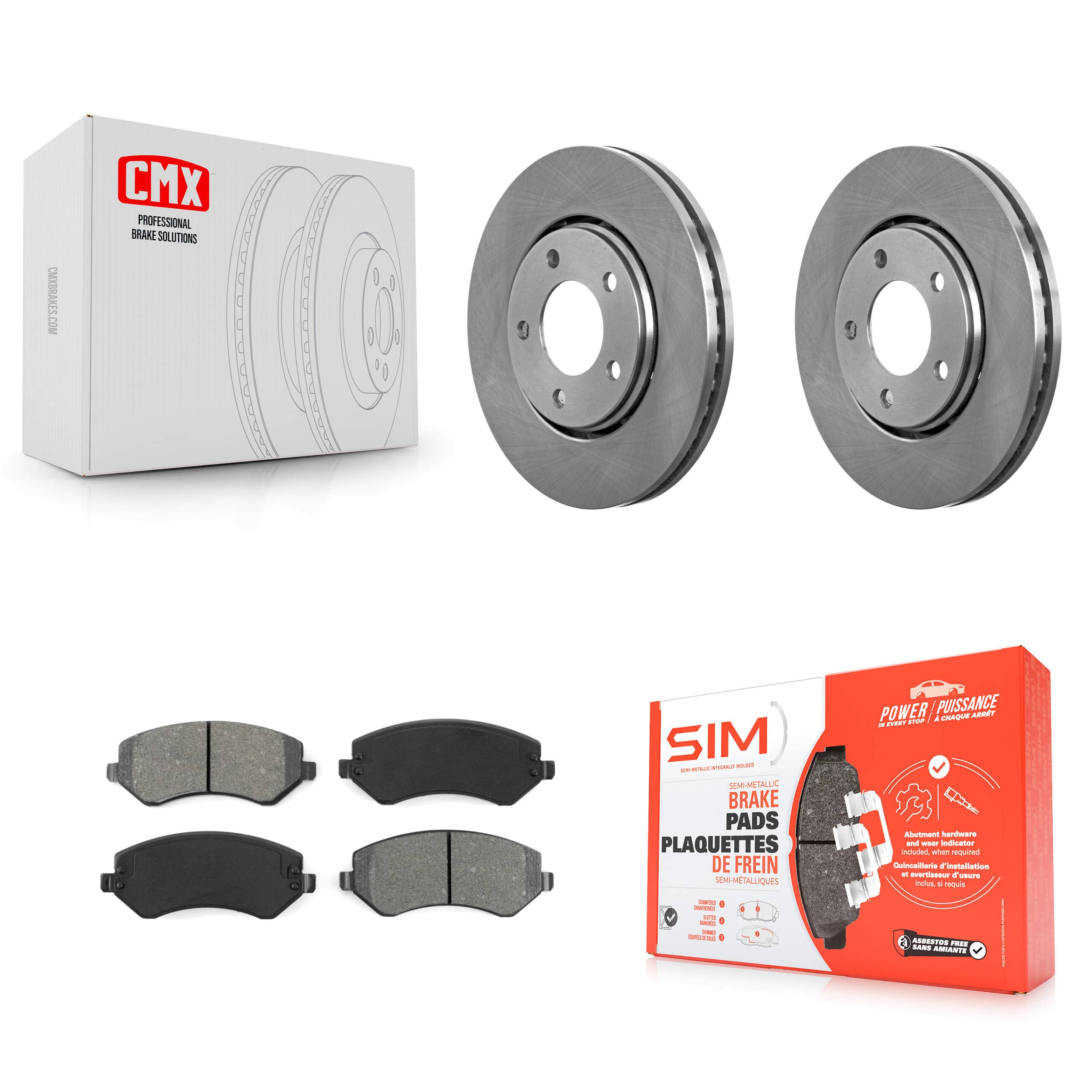 Transit Auto - K8S-100210 - Front Disc Brake Kits