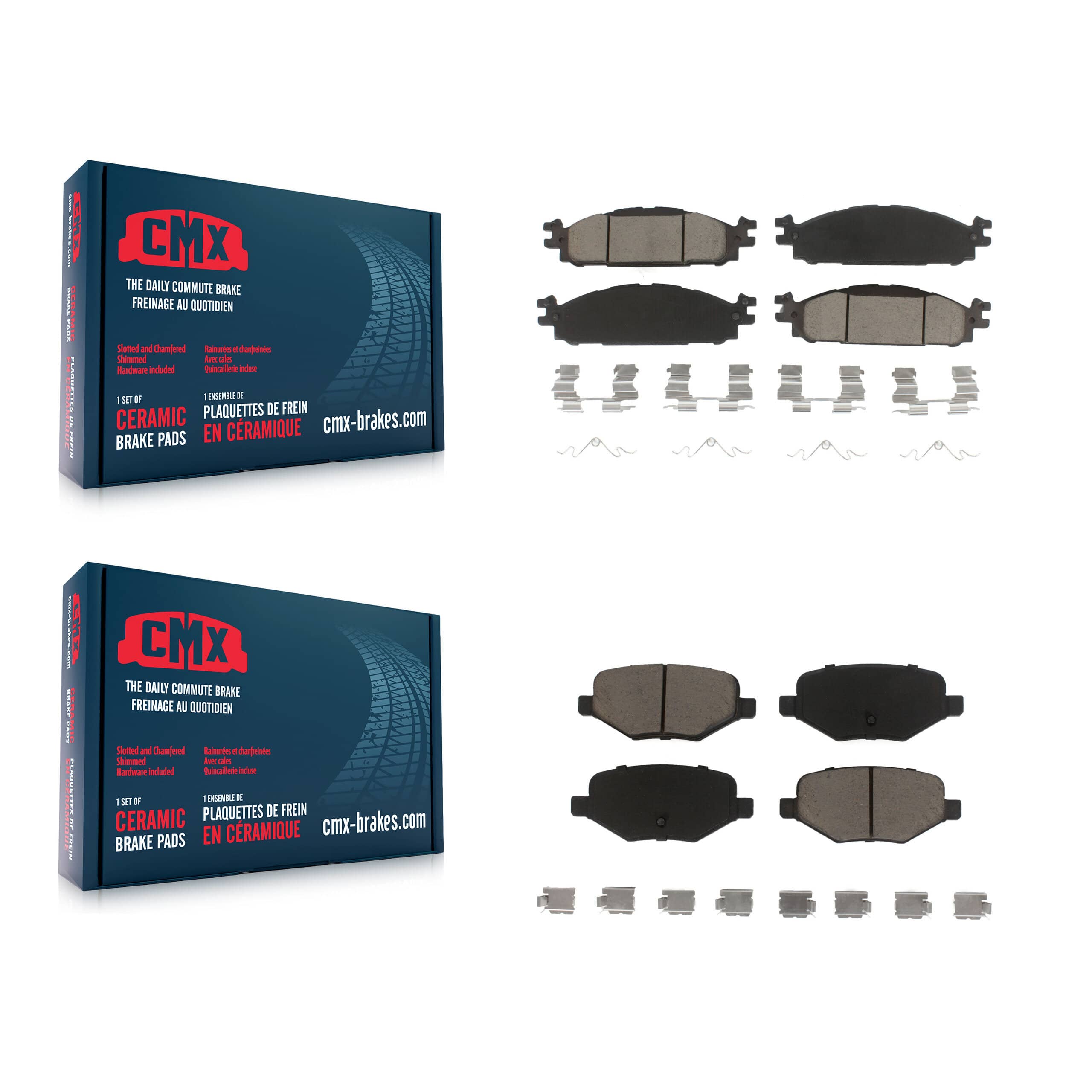CMX - KCX-100003 - Front and Rear Disc Brake Pad Kits
