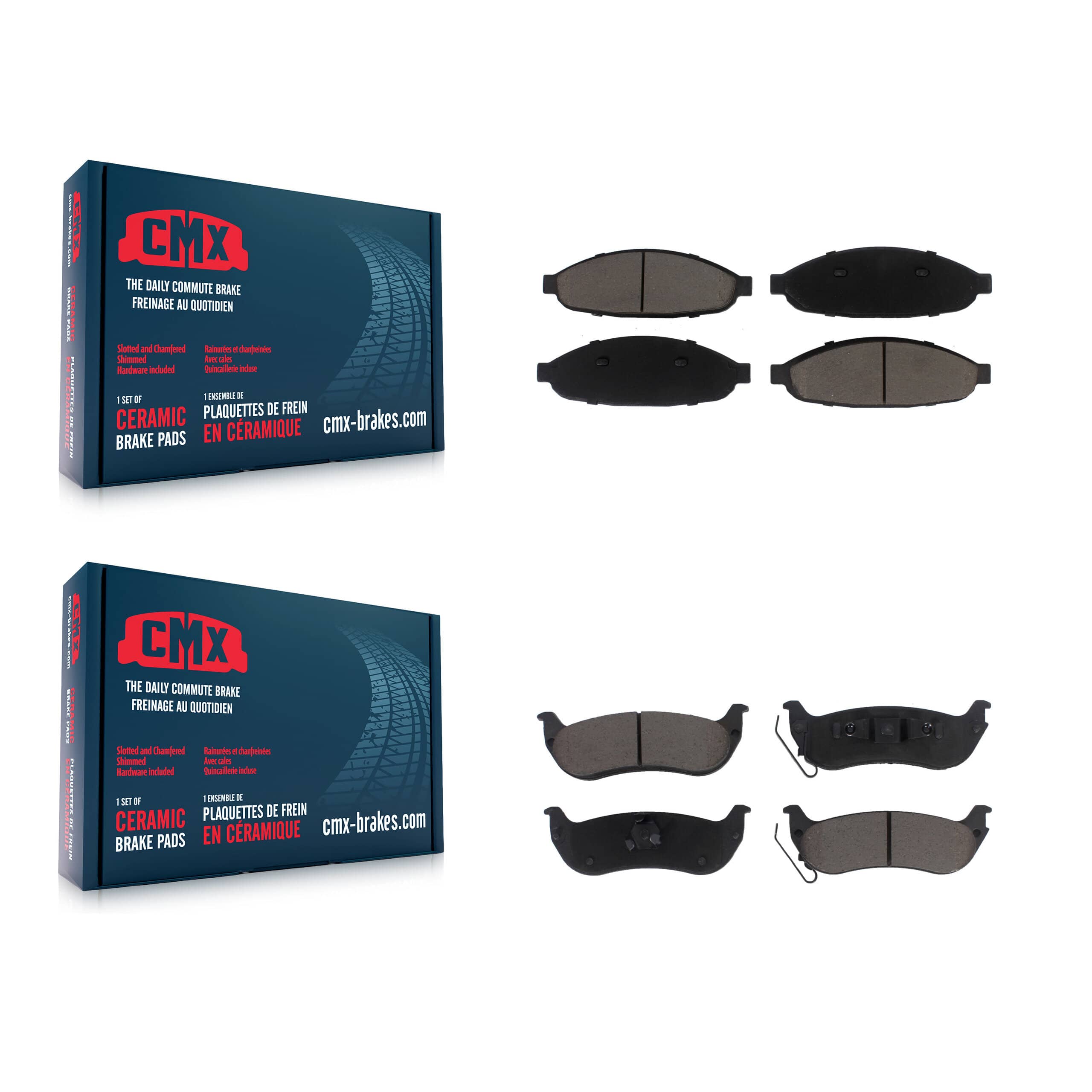 CMX - KCX-100006 - Front and Rear Disc Brake Pad Kits