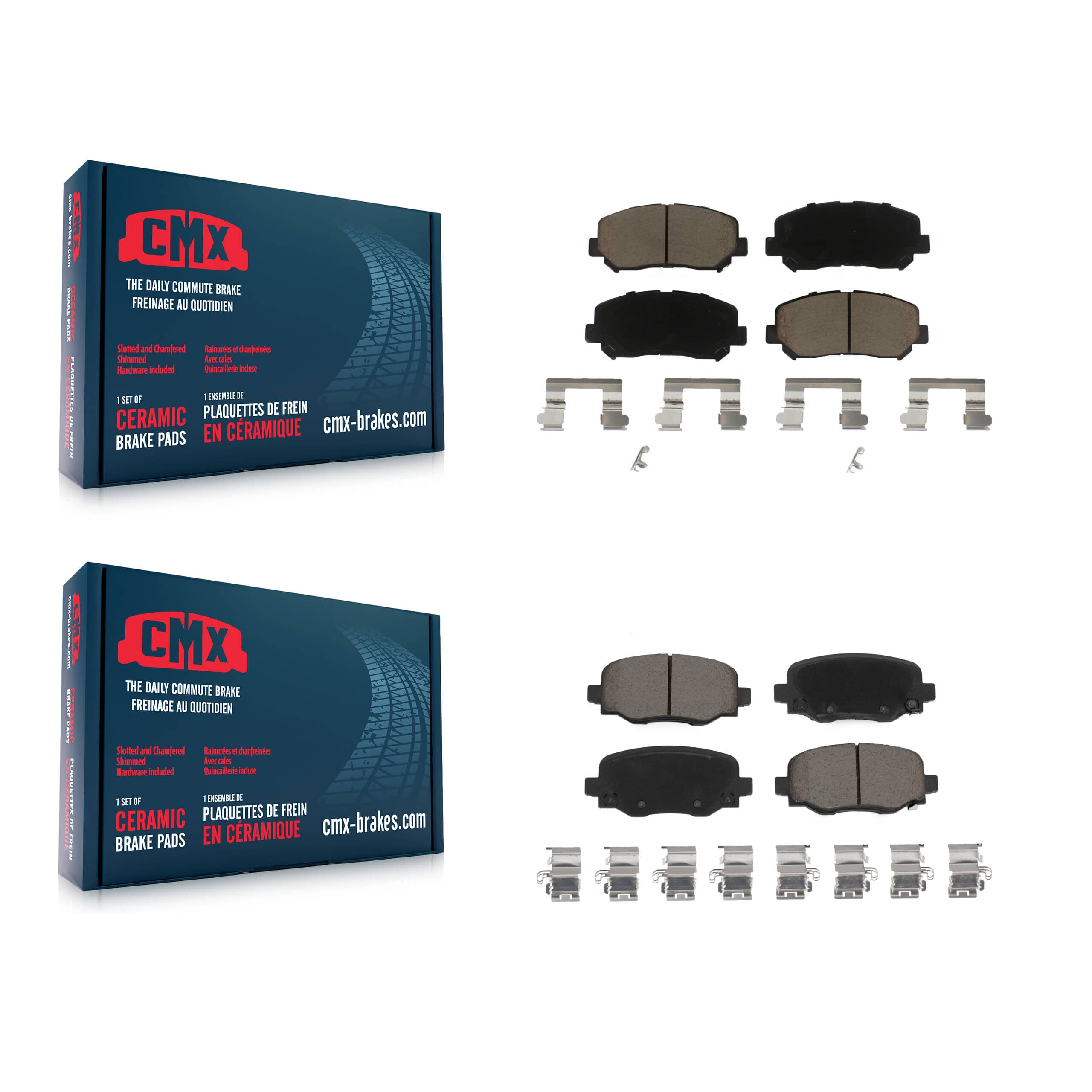 CMX - KCX-100012 - Front and Rear Disc Brake Pad Kits