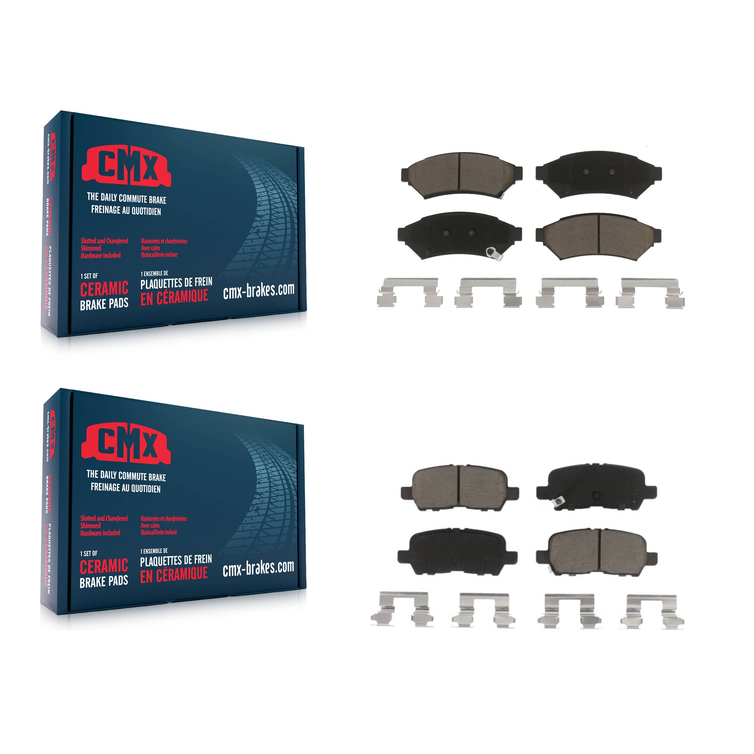 CMX - KCX-100016 - Front and Rear Disc Brake Pad Kits