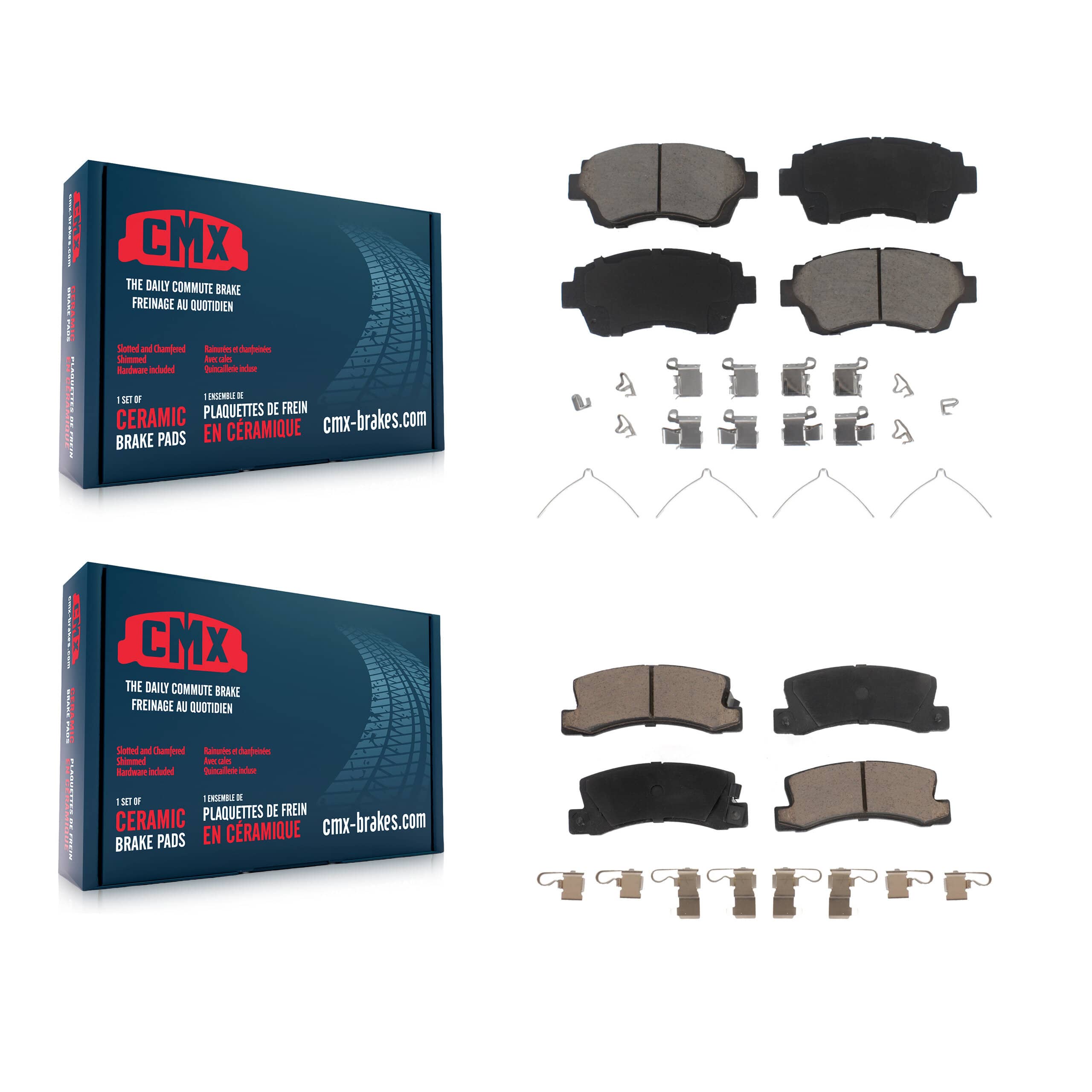 CMX - KCX-100020 - Front and Rear Disc Brake Pad Kits