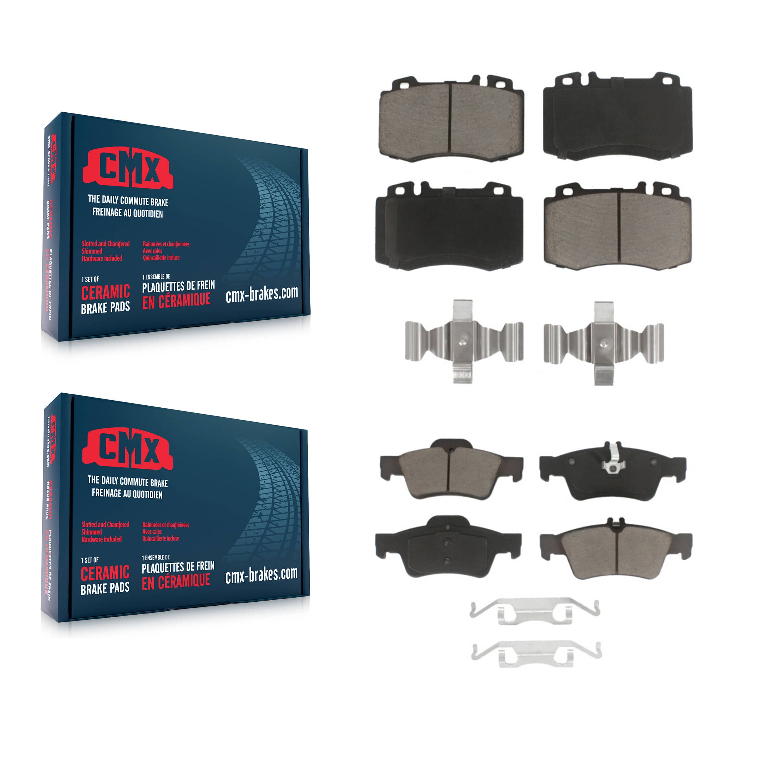 CMX - KCX-100044 - Front and Rear Disc Brake Pad Kits