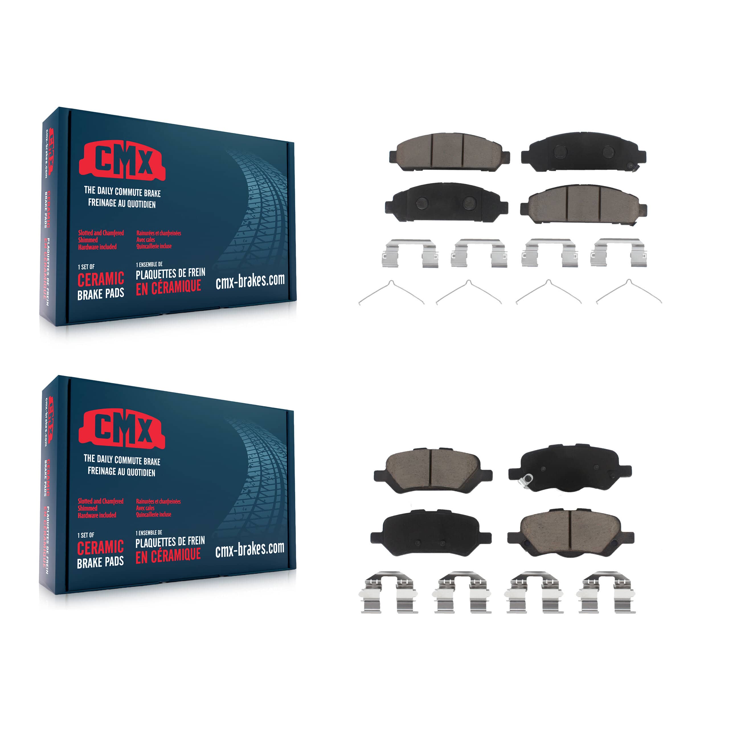 CMX - KCX-100051 - Front and Rear Disc Brake Pad Kits