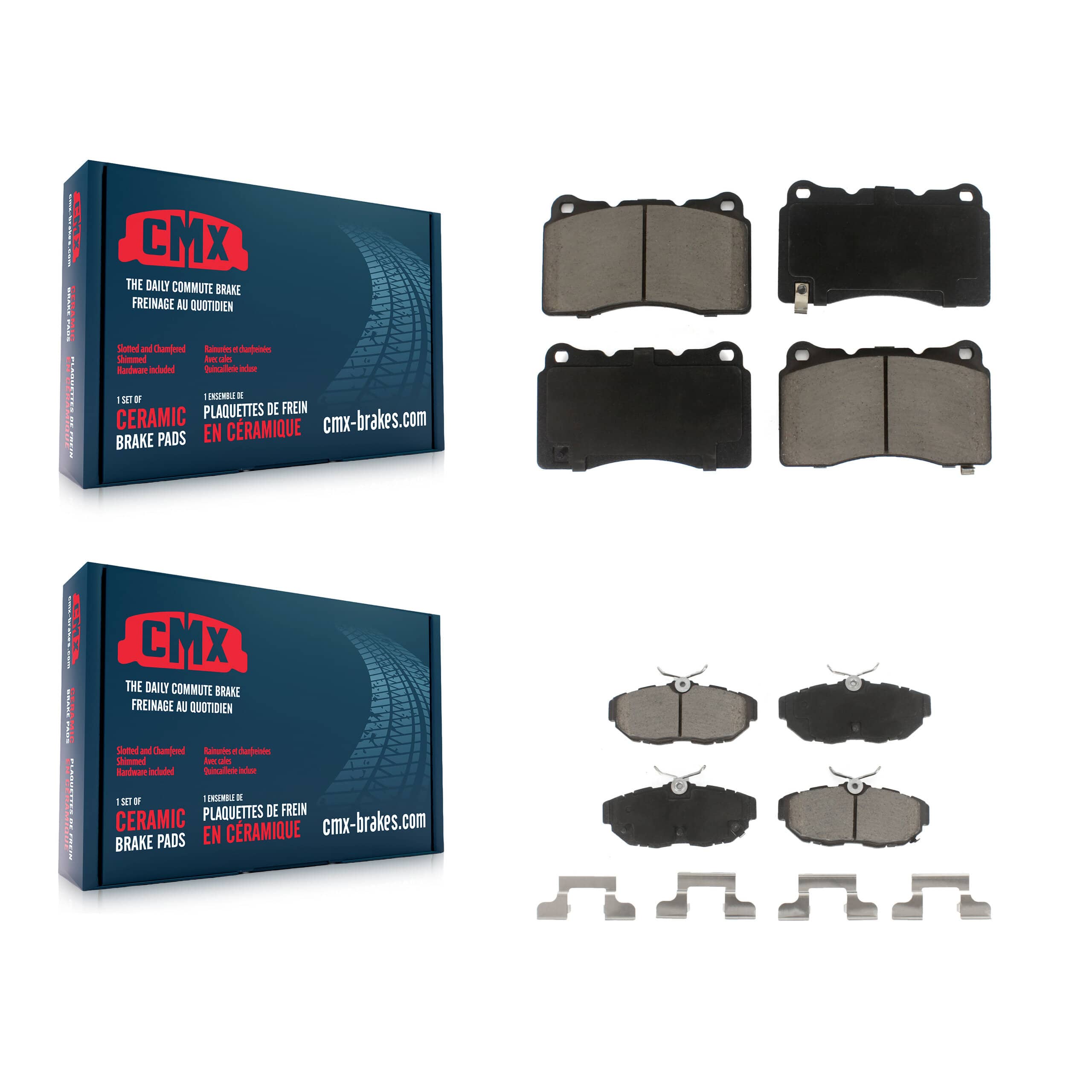CMX - KCX-100066 - Front and Rear Disc Brake Pad Kits