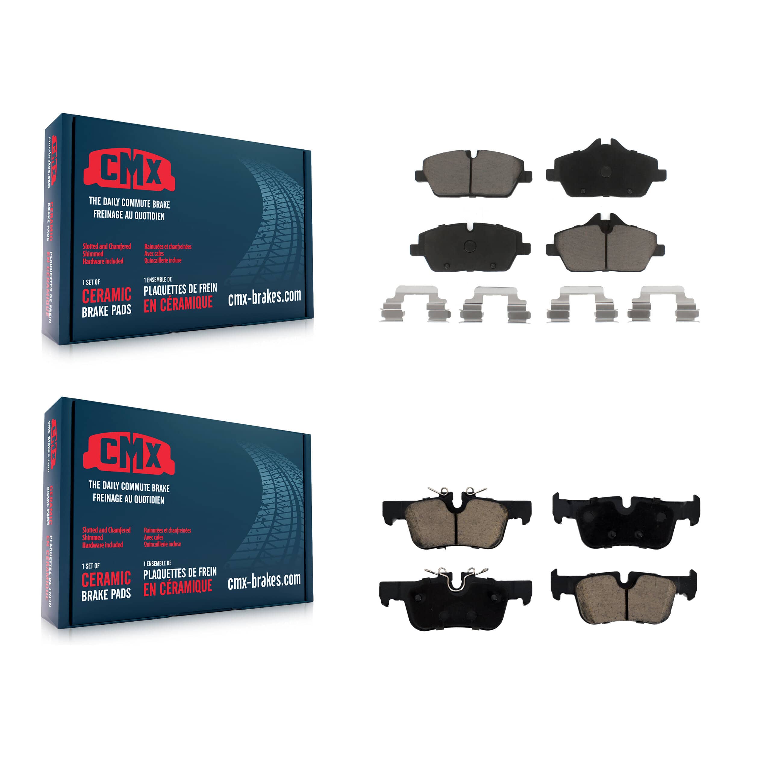 CMX - KCX-100072 - Front and Rear Disc Brake Pad Kits