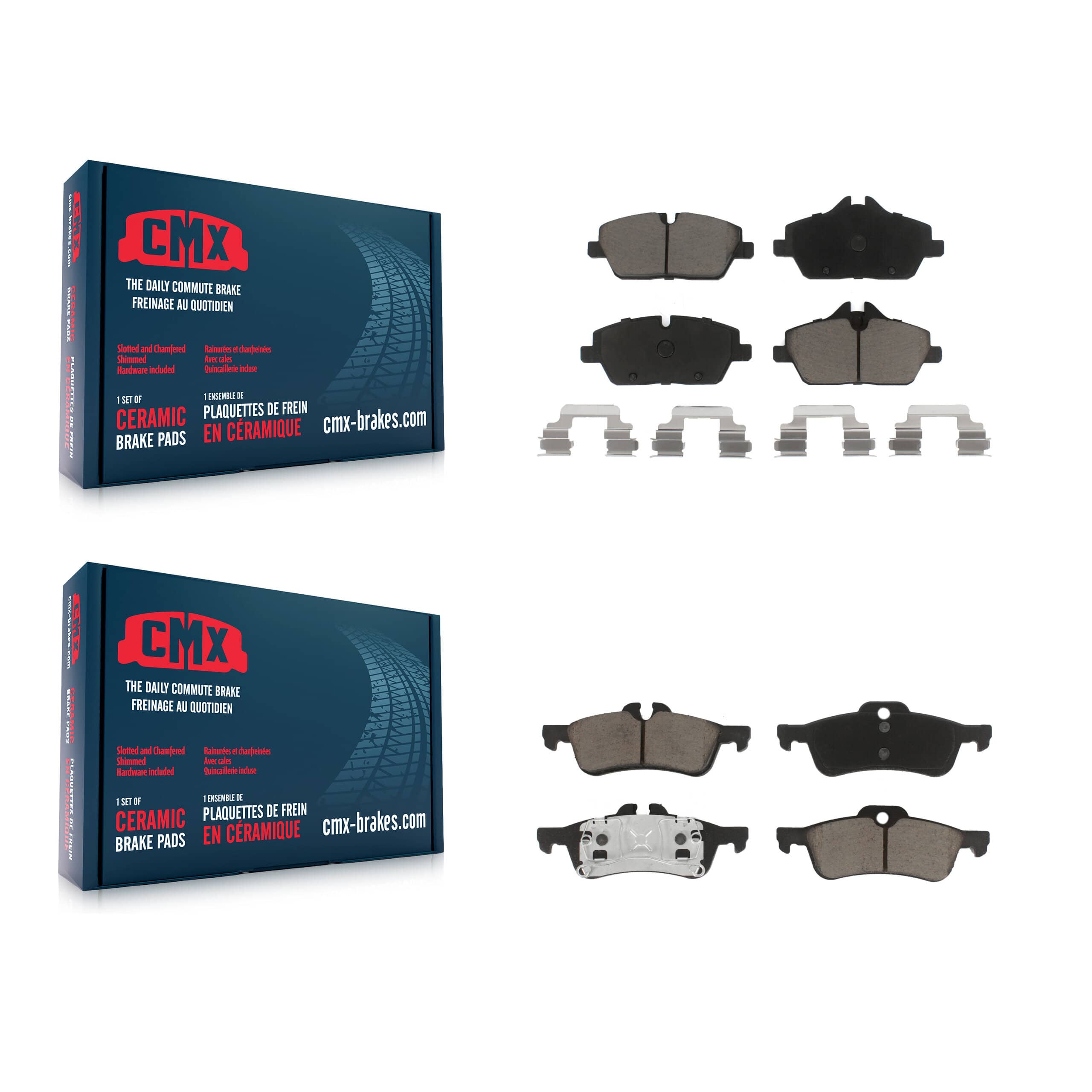 CMX - KCX-100073 - Front and Rear Disc Brake Pad Kits