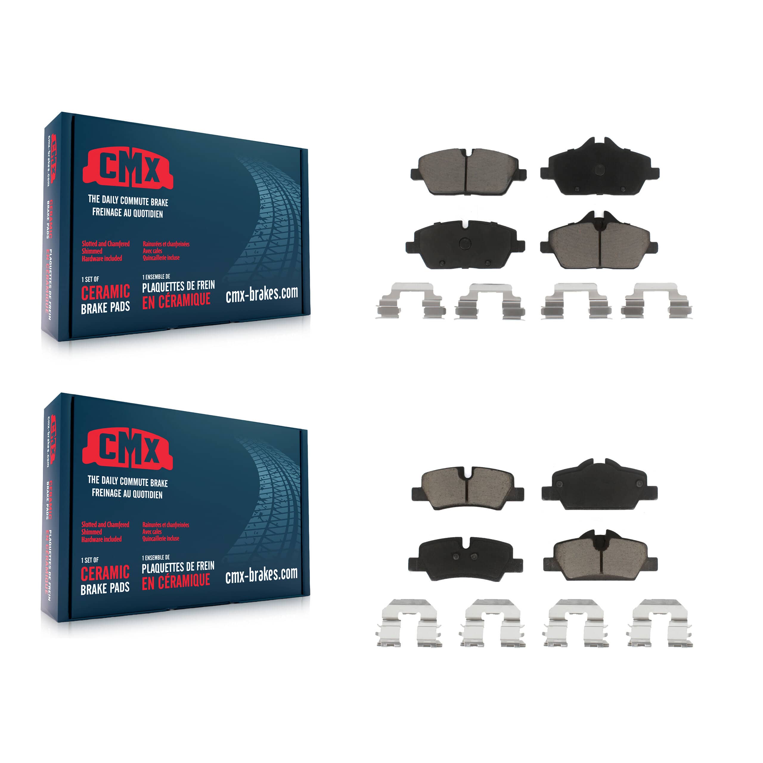 CMX - KCX-100077 - Front and Rear Disc Brake Pad Kits