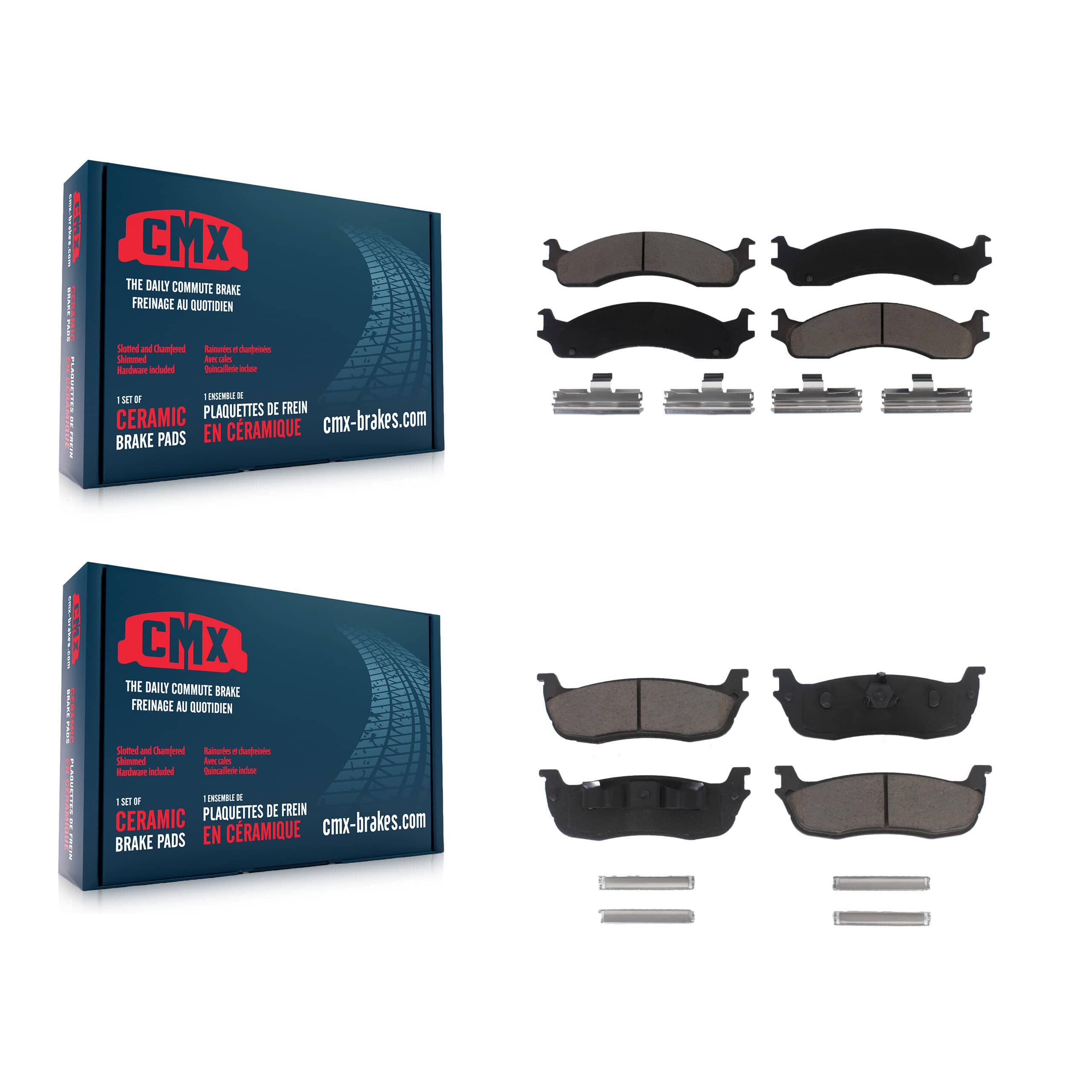 CMX - KCX-100082 - Front and Rear Disc Brake Pad Kits