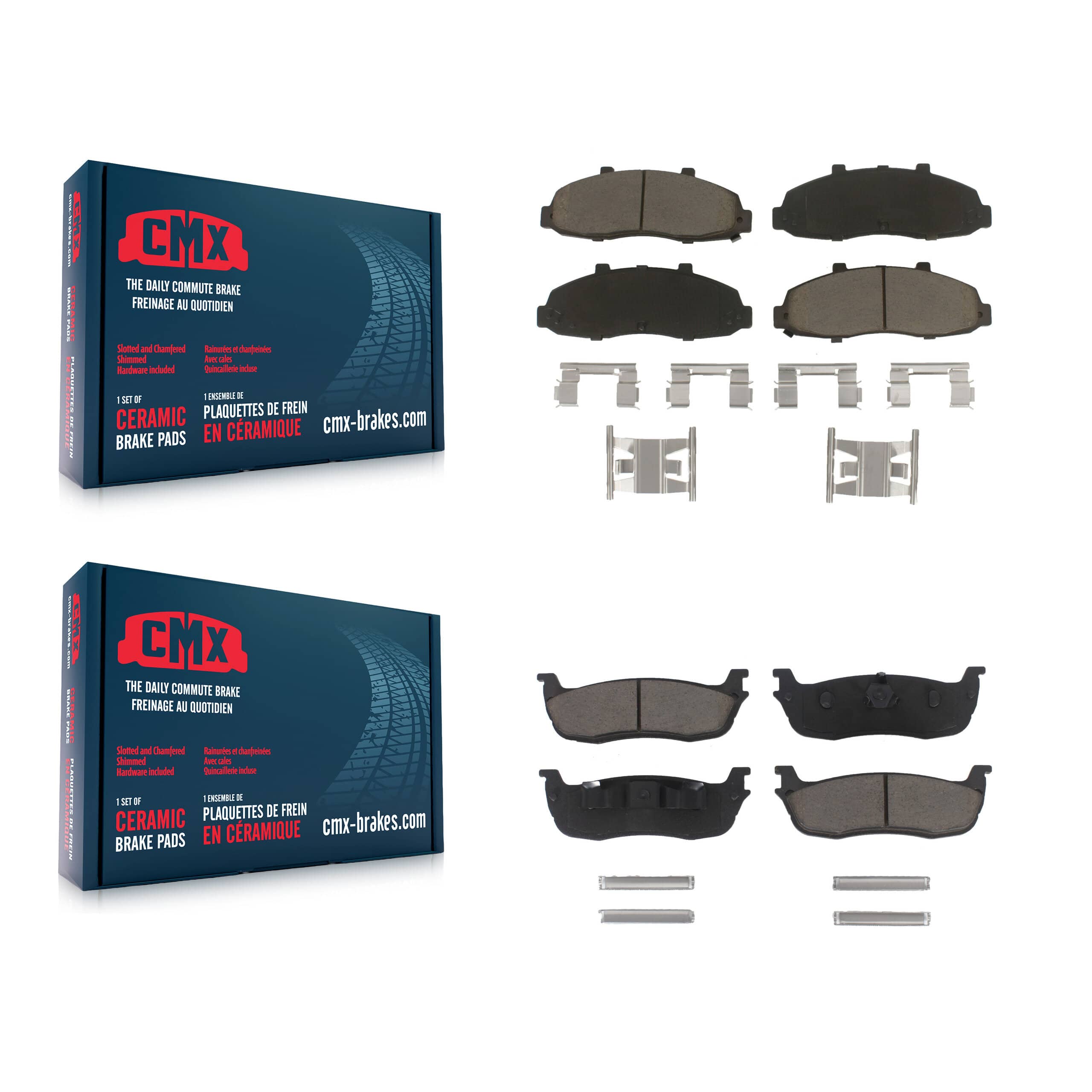 CMX - KCX-100083 - Front and Rear Disc Brake Pad Kits
