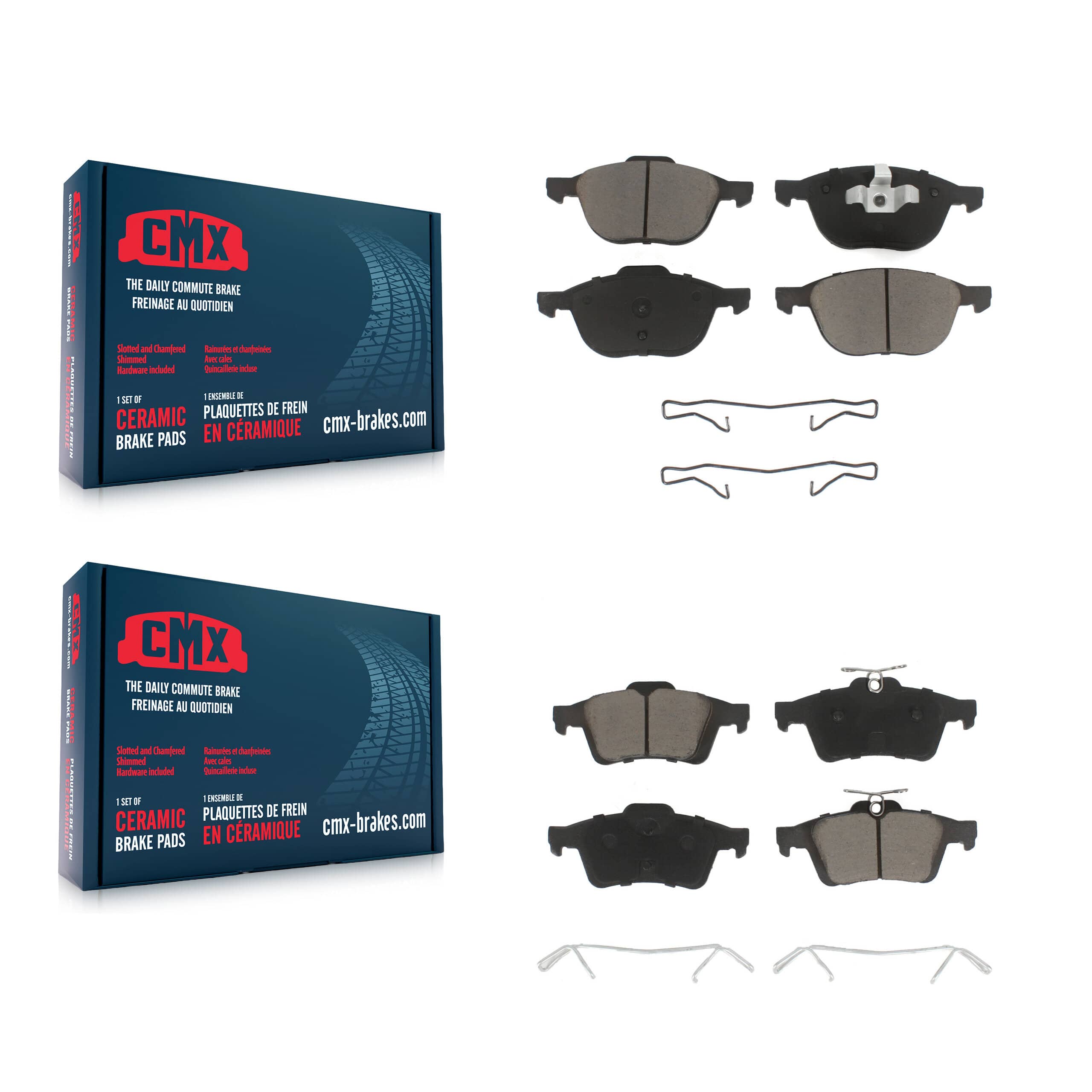 CMX - KCX-100085 - Front and Rear Disc Brake Pad Kits