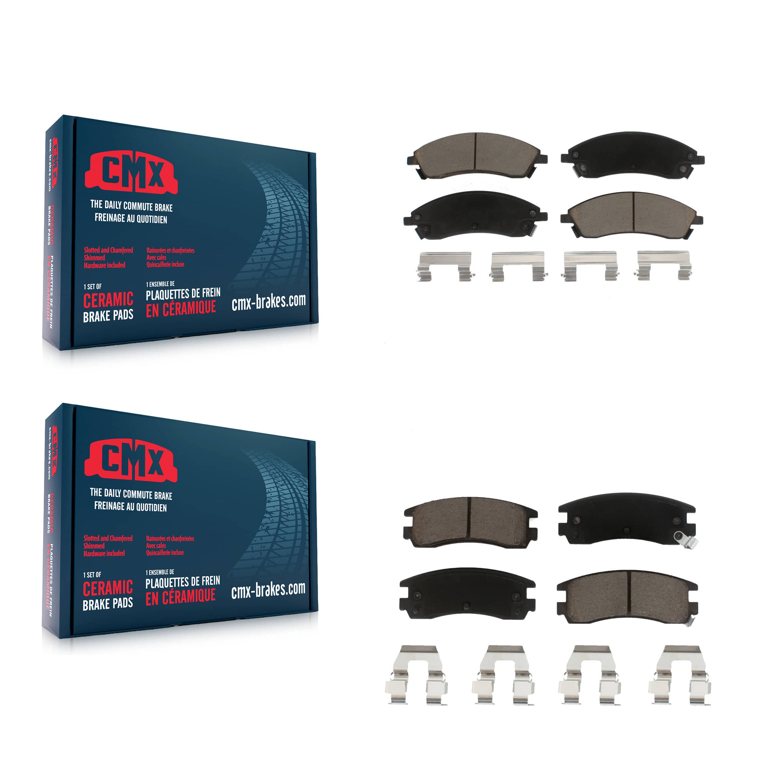 CMX - KCX-100127 - Front and Rear Disc Brake Pad Kits