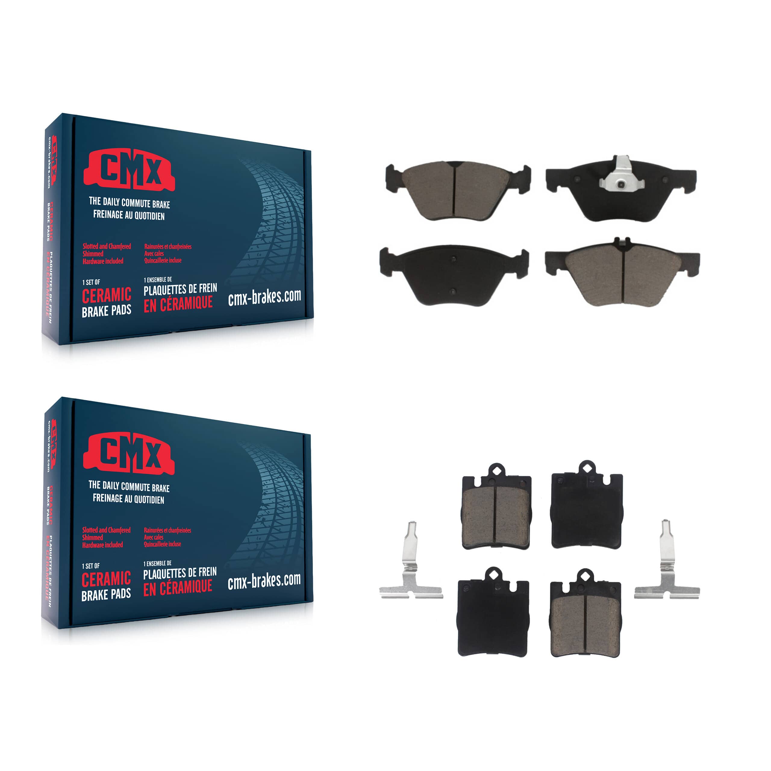 CMX - KCX-100138 - Front and Rear Disc Brake Pad Kits