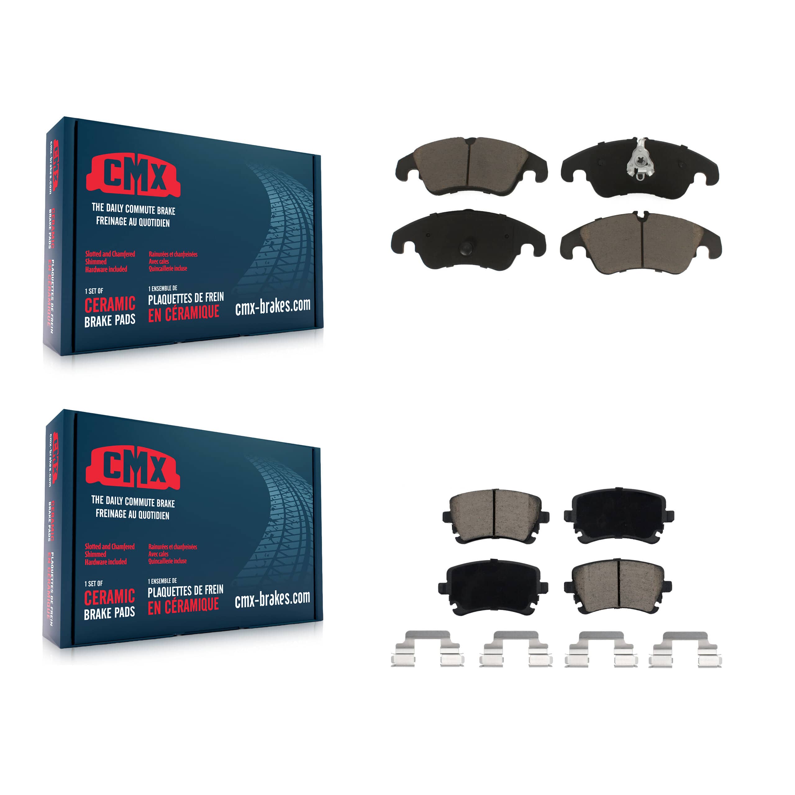 CMX - KCX-100144 - Front and Rear Disc Brake Pad Kits