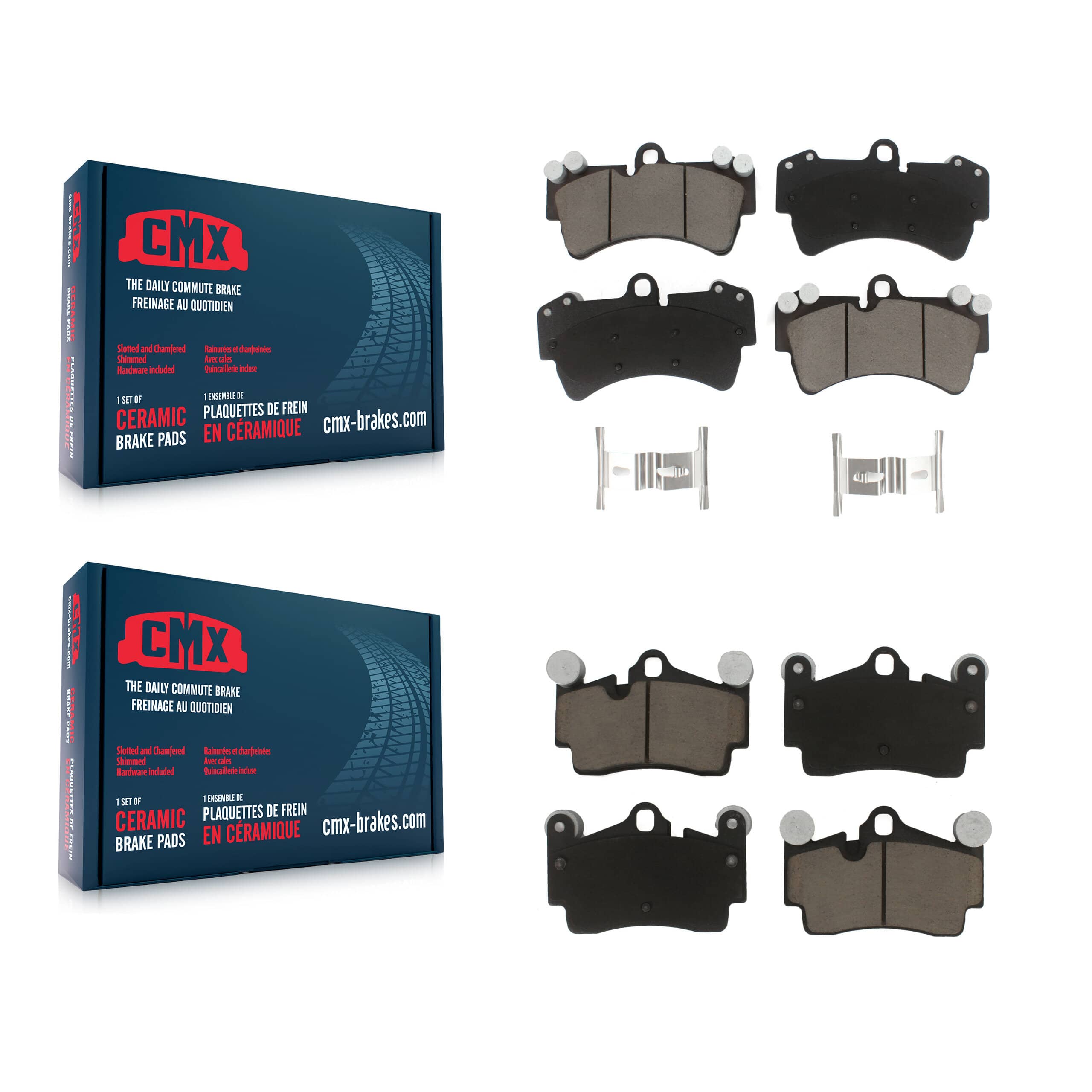 CMX - KCX-100155 - Front and Rear Disc Brake Pad Kits