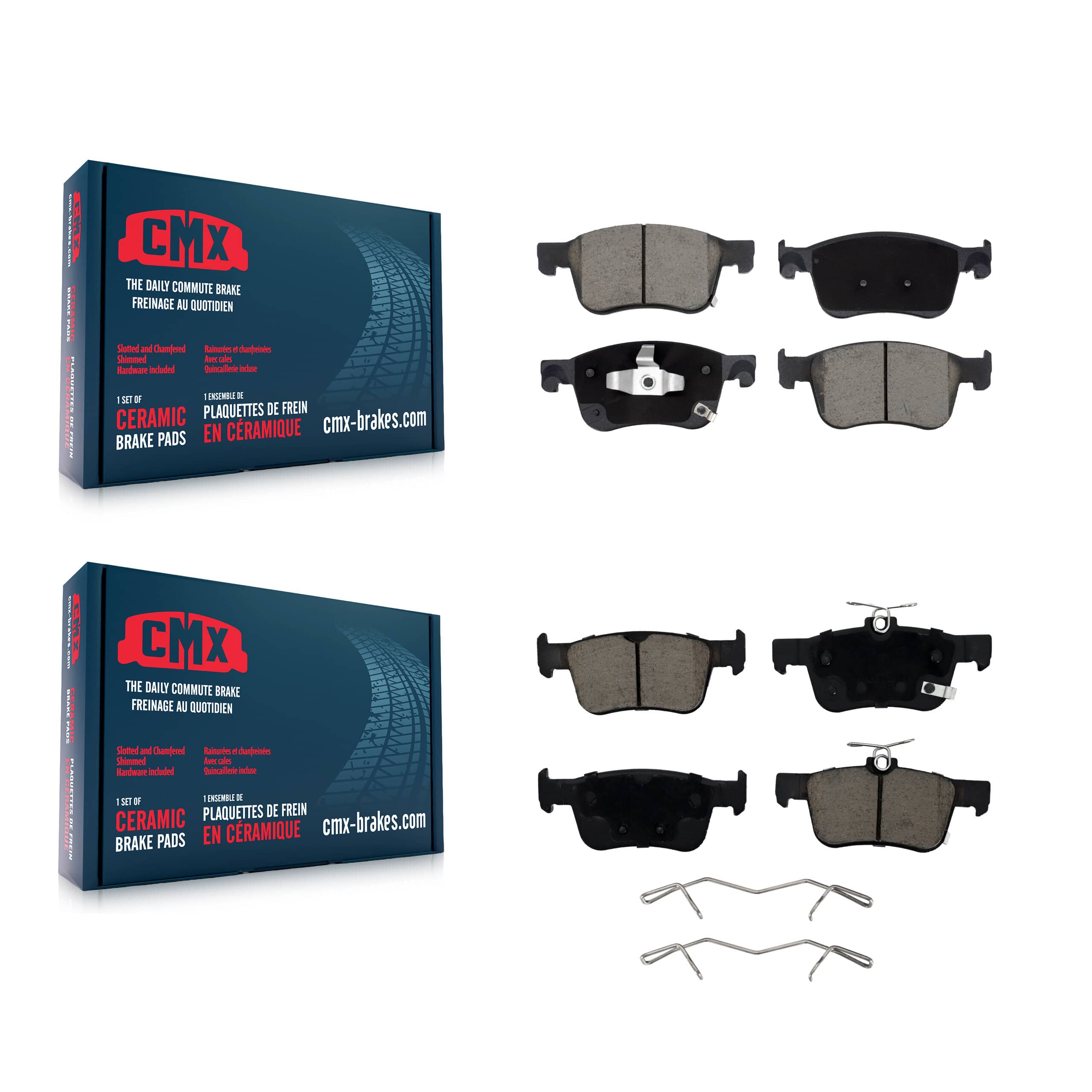 CMX - KCX-100159 - Front and Rear Disc Brake Pad Kits