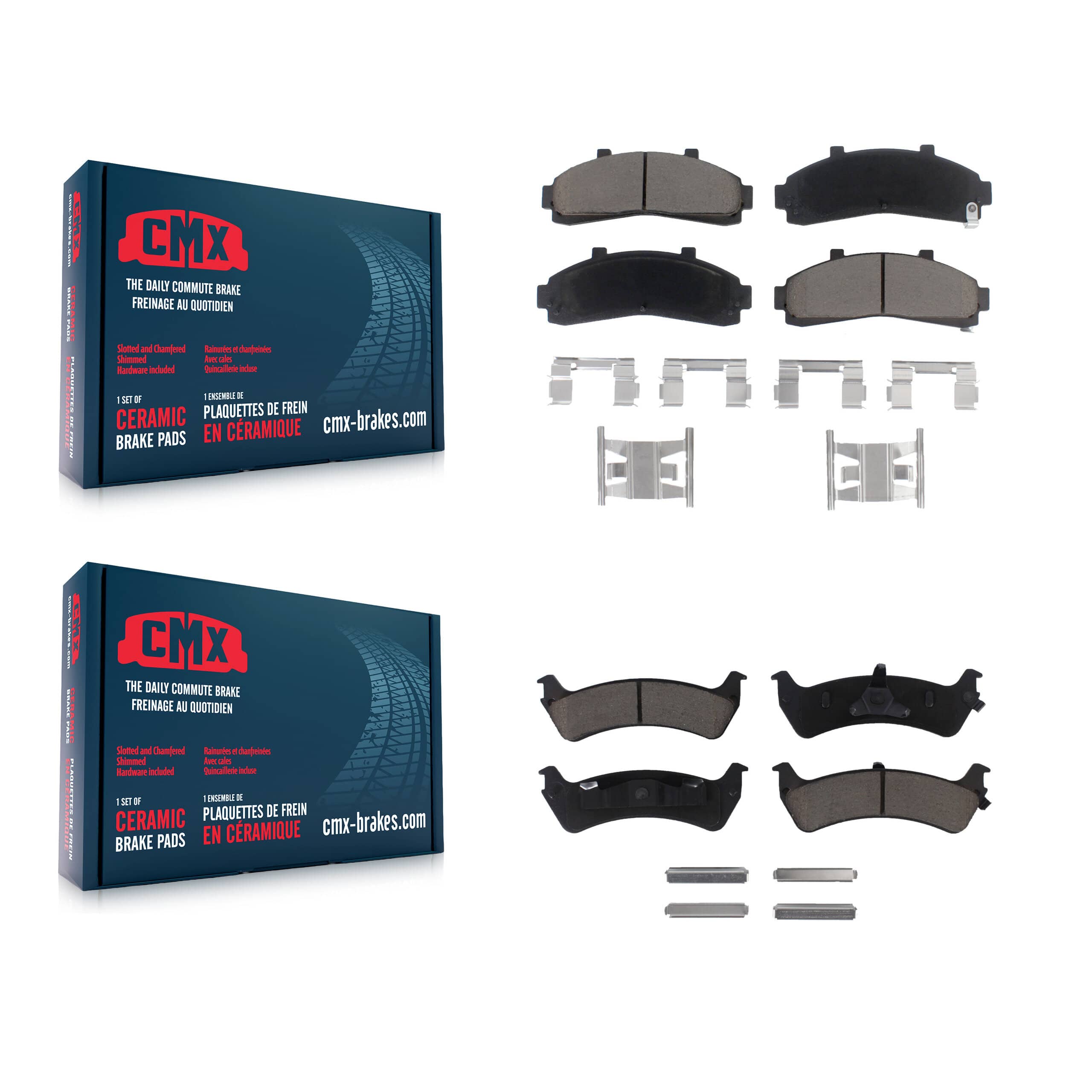 CMX - KCX-100169 - Front and Rear Disc Brake Pad Kits