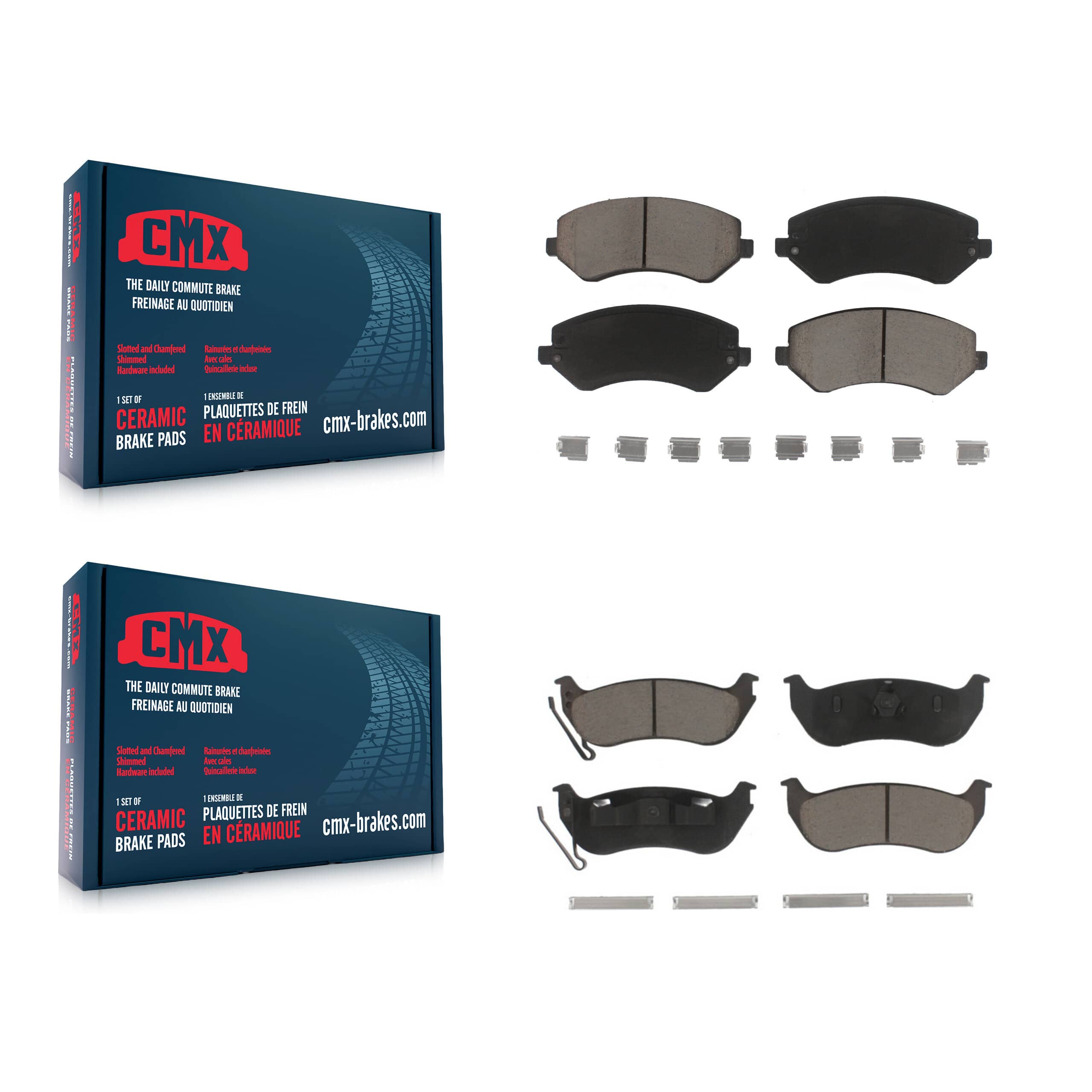 CMX - KCX-100183 - Front and Rear Disc Brake Pad Kits