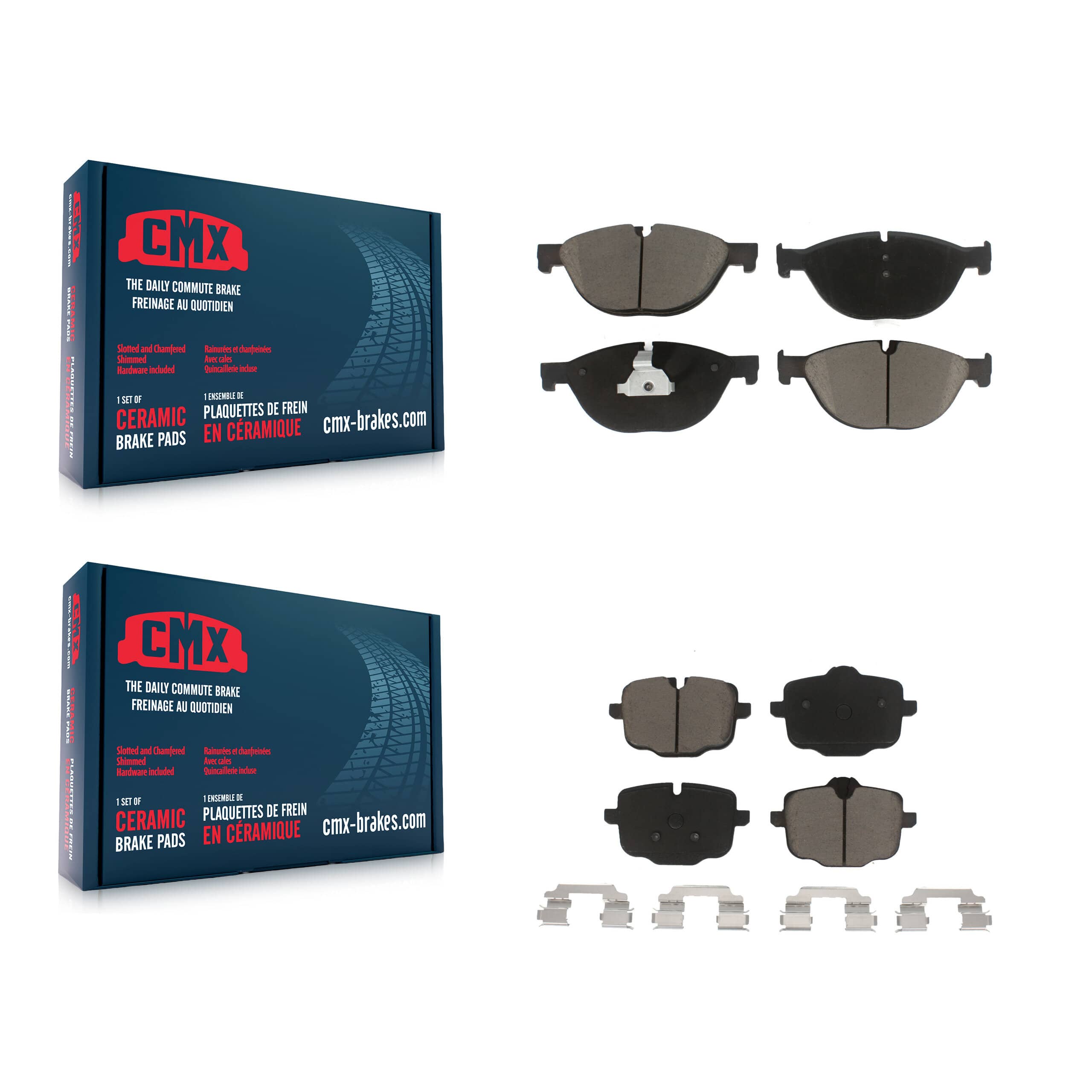 CMX - KCX-100185 - Front and Rear Disc Brake Pad Kits