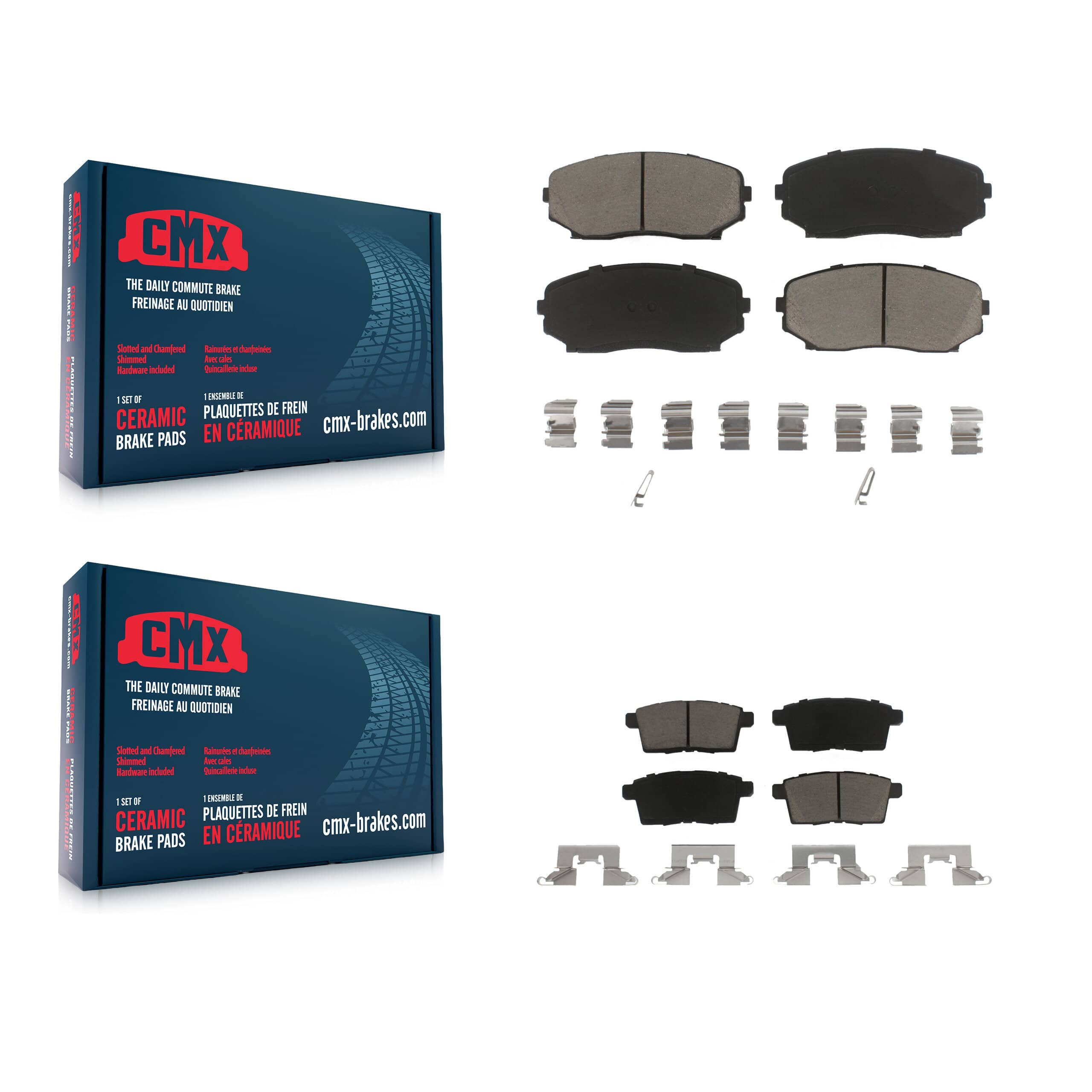 CMX - KCX-100191 - Front and Rear Disc Brake Pad Kits