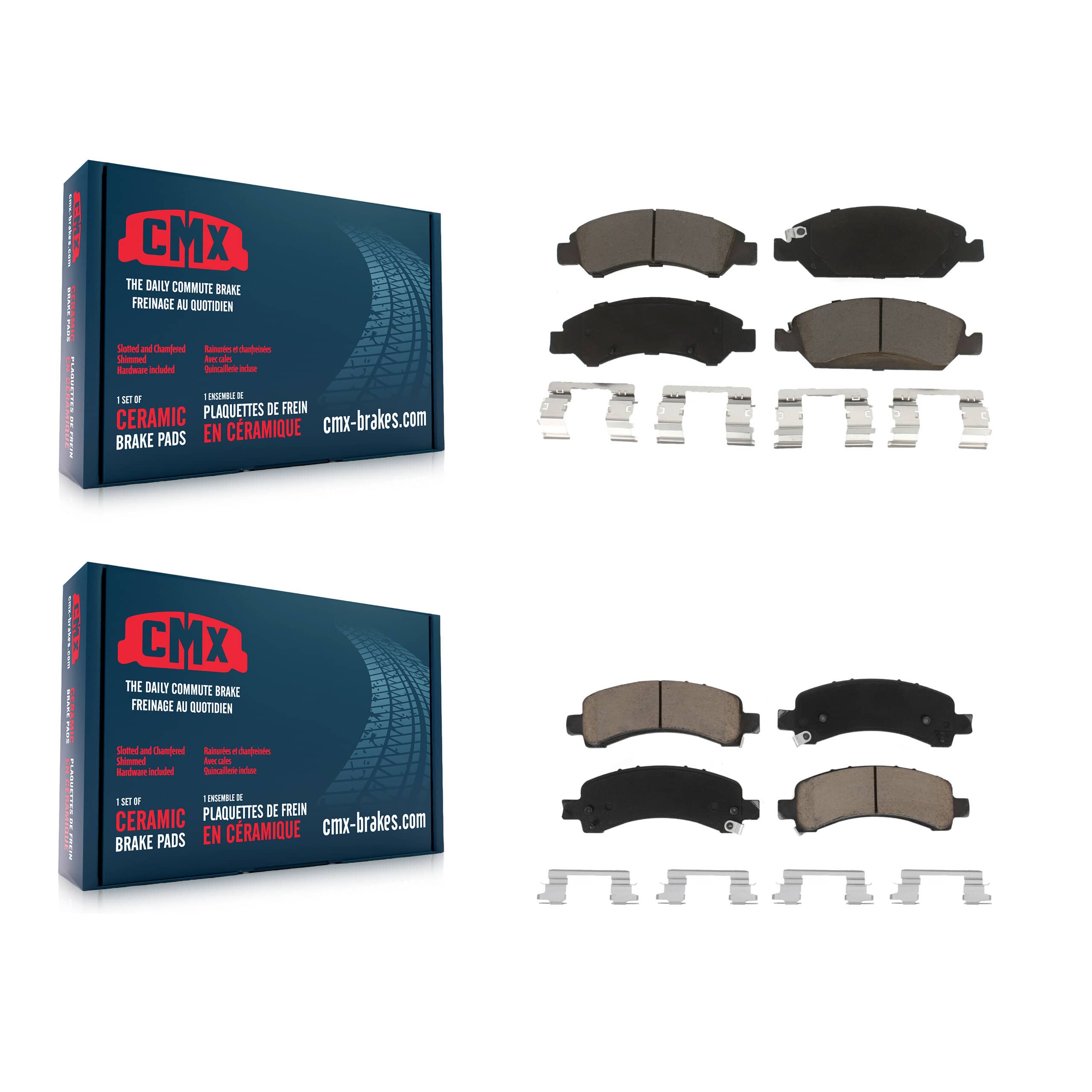 CMX - KCX-100224 - Front and Rear Disc Brake Pad Kits
