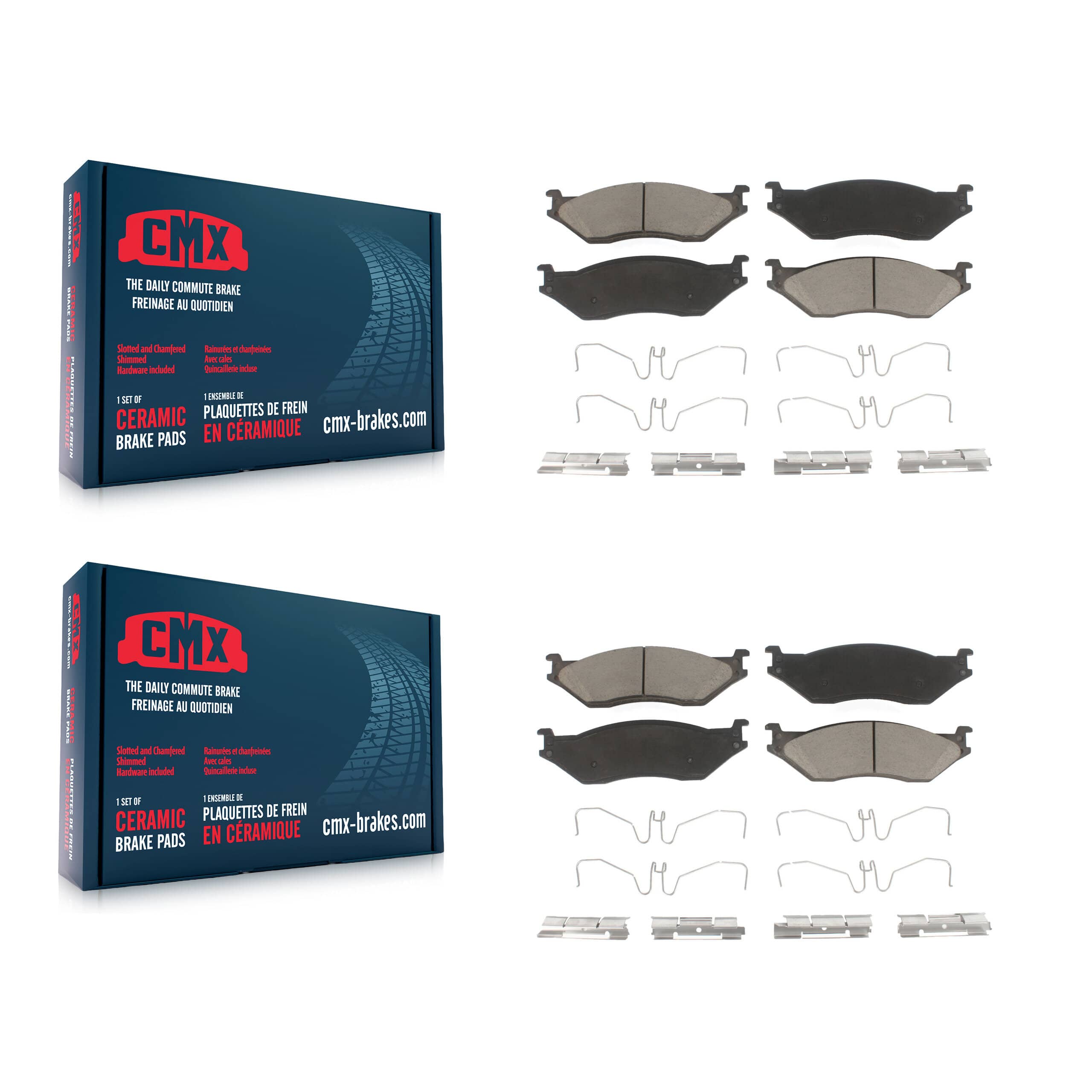CMX - KCX-100228 - Front and Rear Disc Brake Pad Kits