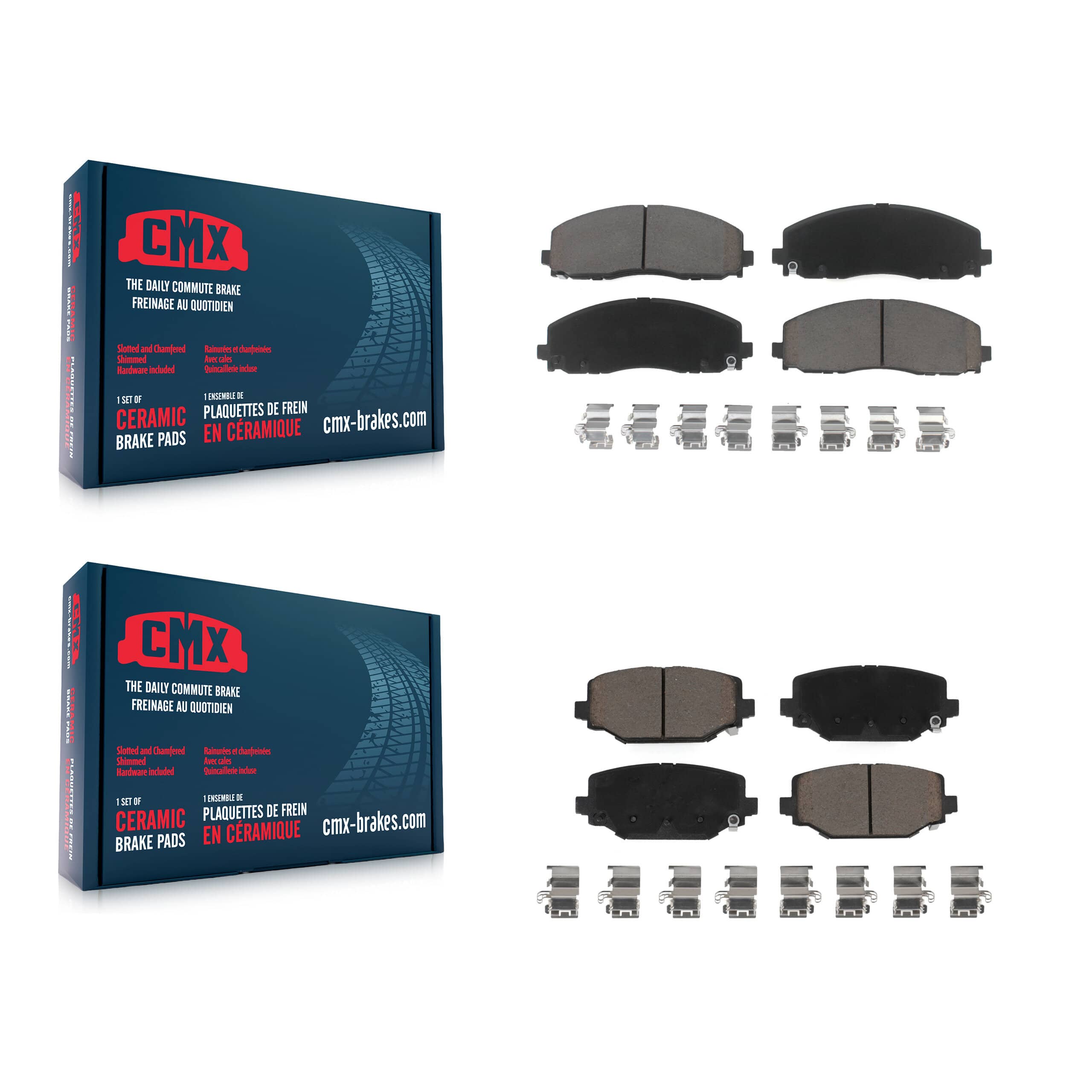CMX - KCX-100232 - Front and Rear Disc Brake Pad Kits