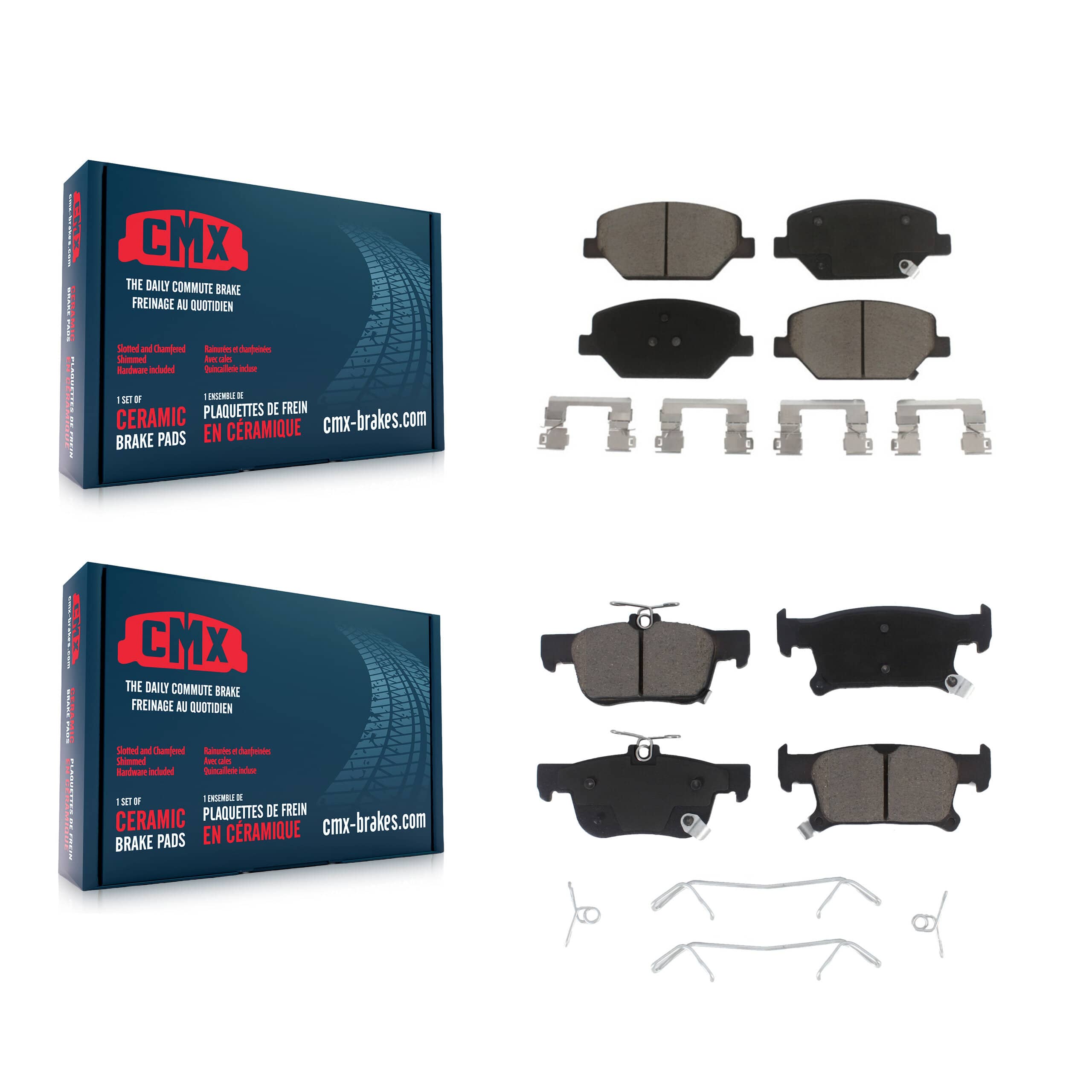 CMX - KCX-100239 - Front and Rear Disc Brake Pad Kits