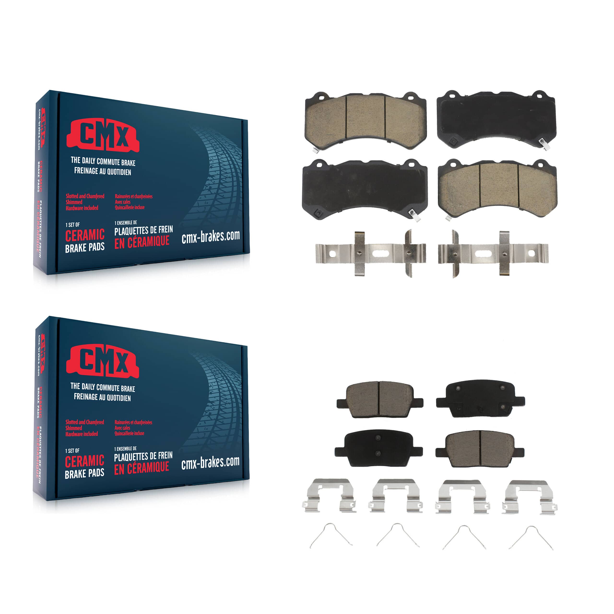 CMX - KCX-100243 - Front and Rear Disc Brake Pad Kits