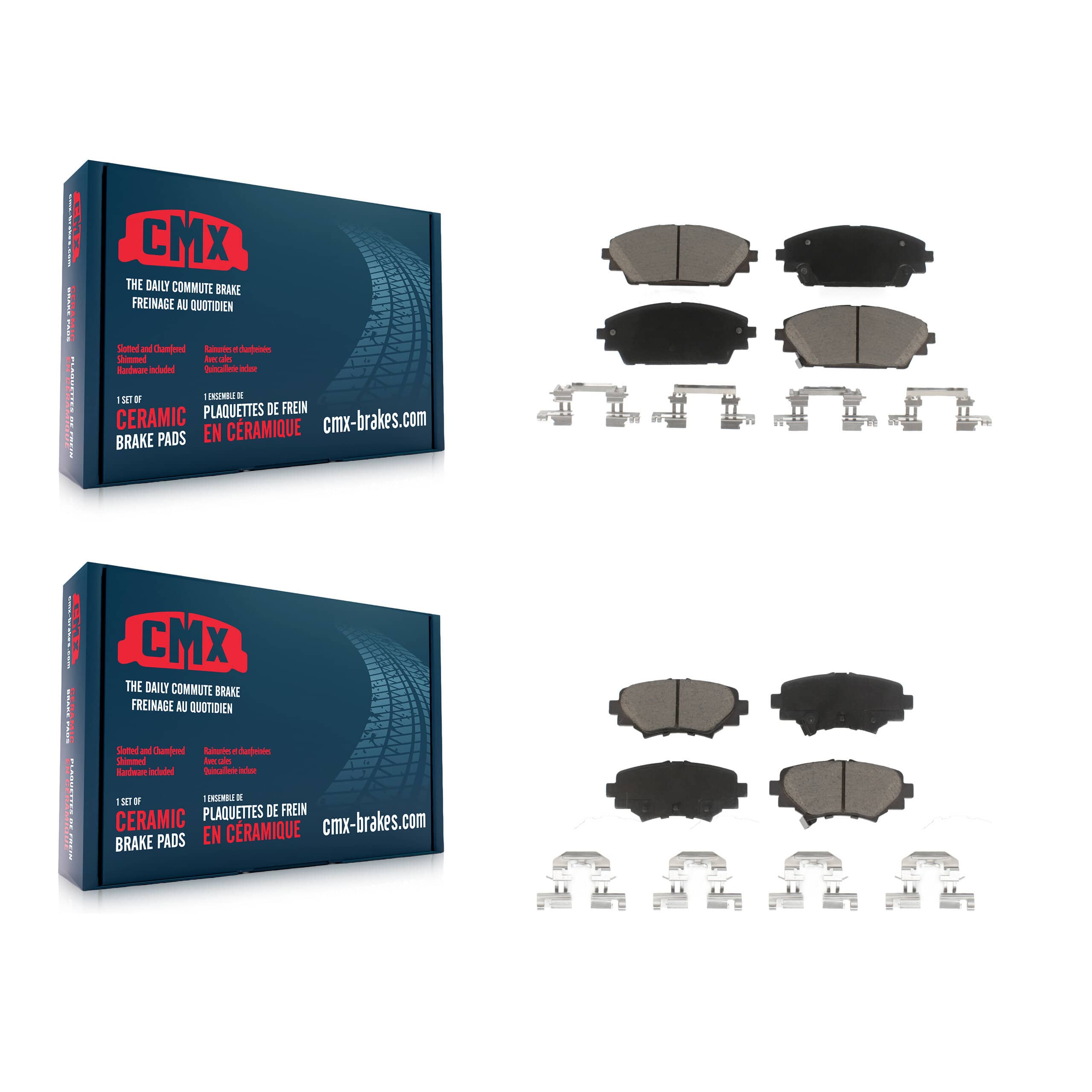 CMX - KCX-100253 - Front and Rear Disc Brake Pad Kits