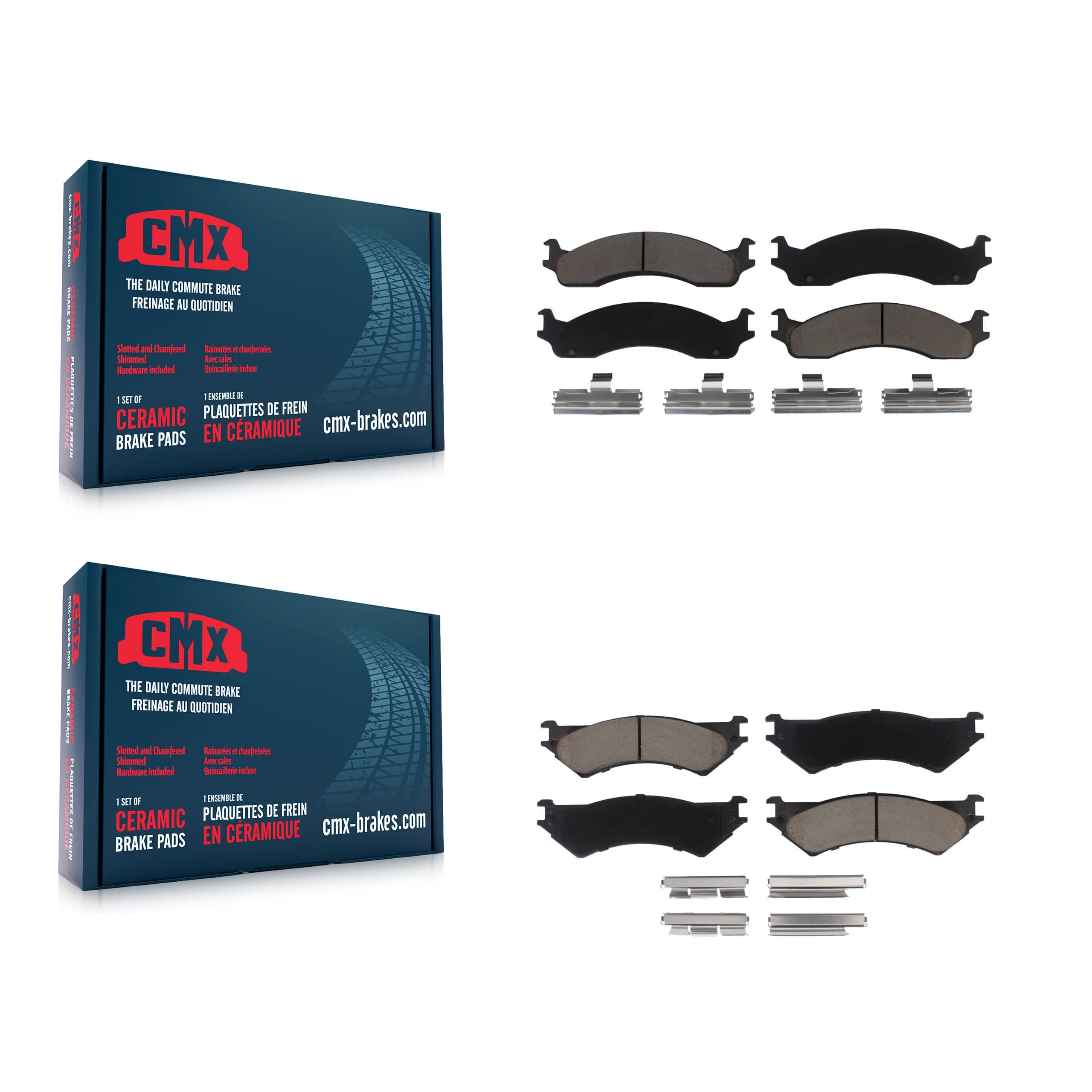 CMX - KCX-100258 - Front and Rear Disc Brake Pad Kits