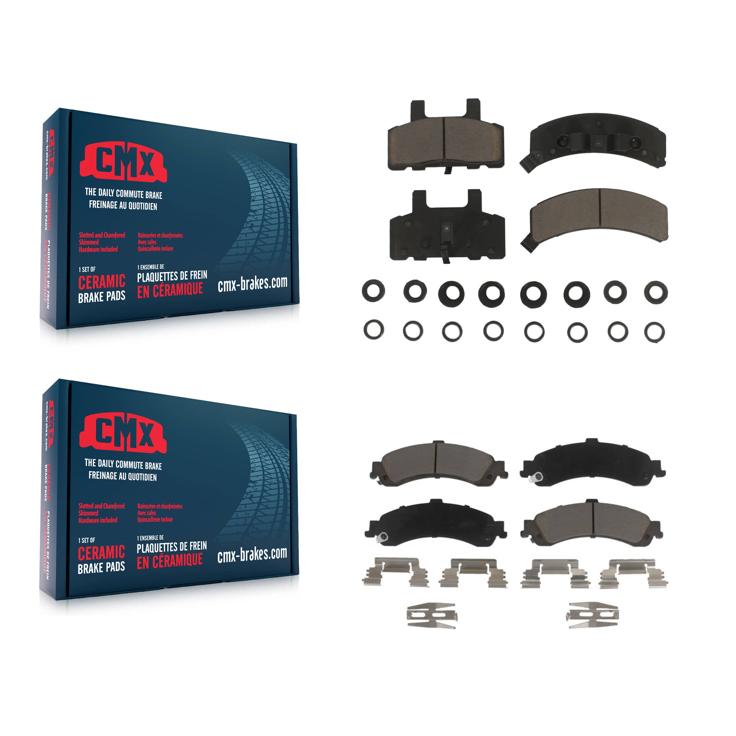 CMX - KCX-100261 - Front and Rear Disc Brake Pad Kits