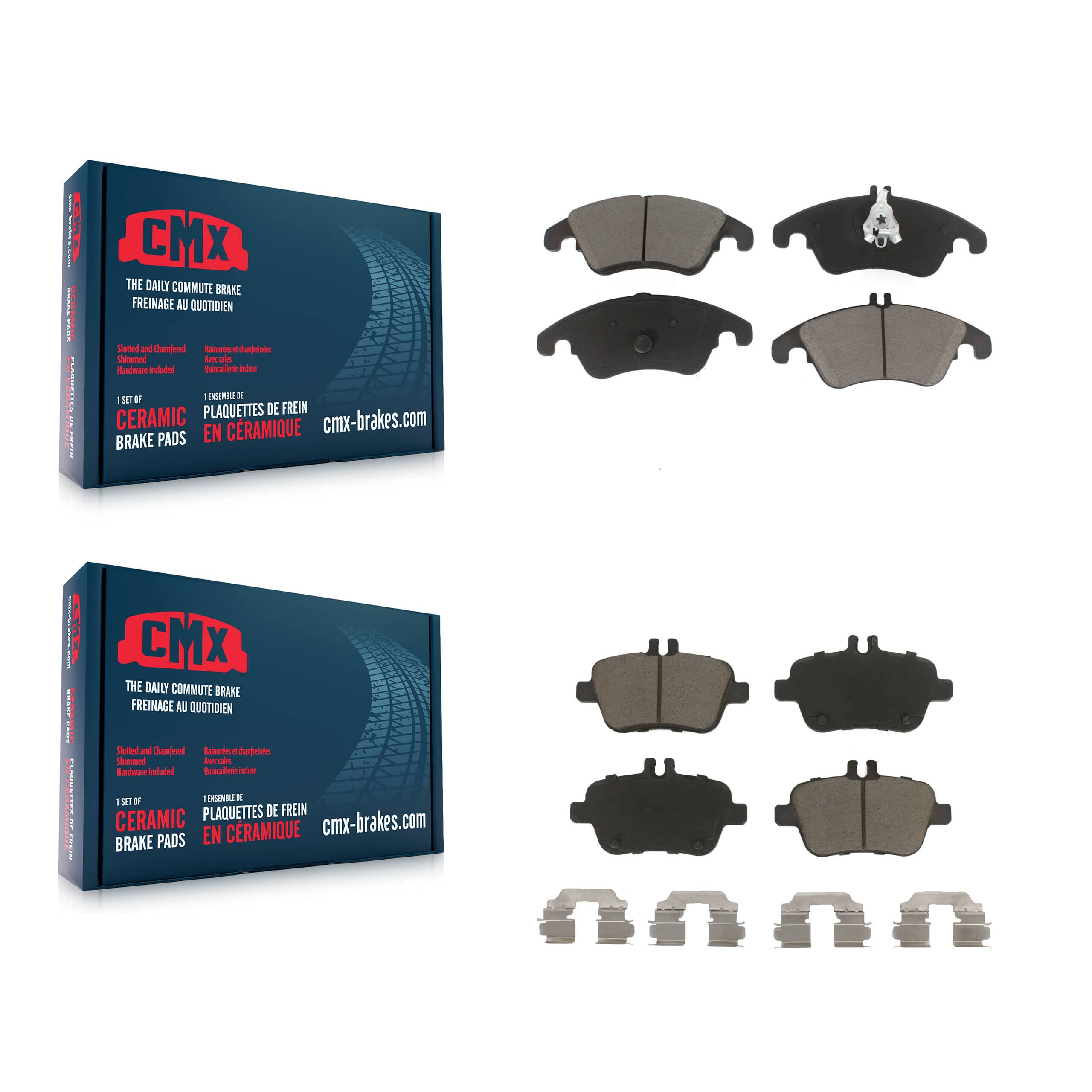 CMX - KCX-100264 - Front and Rear Disc Brake Pad Kits