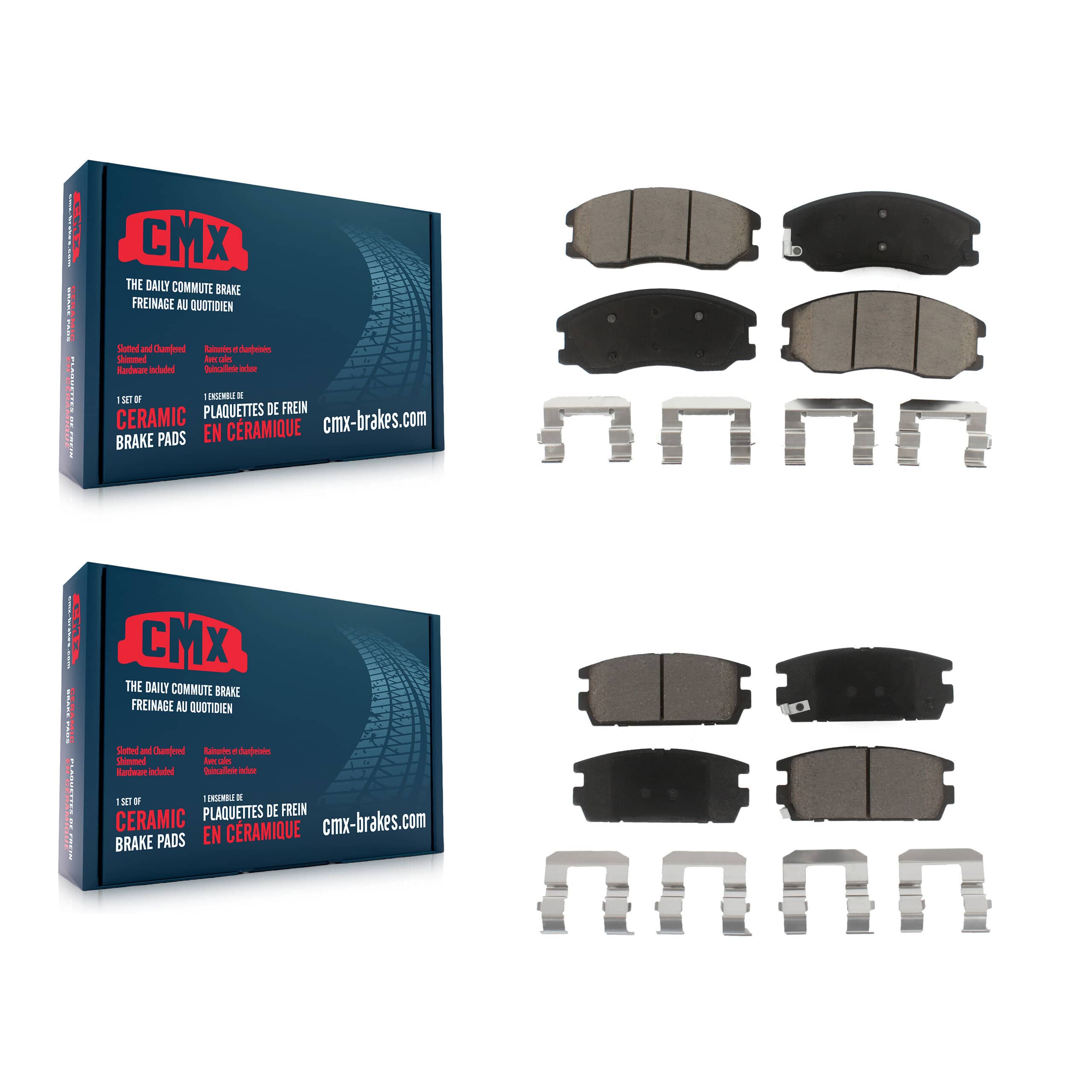 CMX - KCX-100273 - Front and Rear Disc Brake Pad Kits