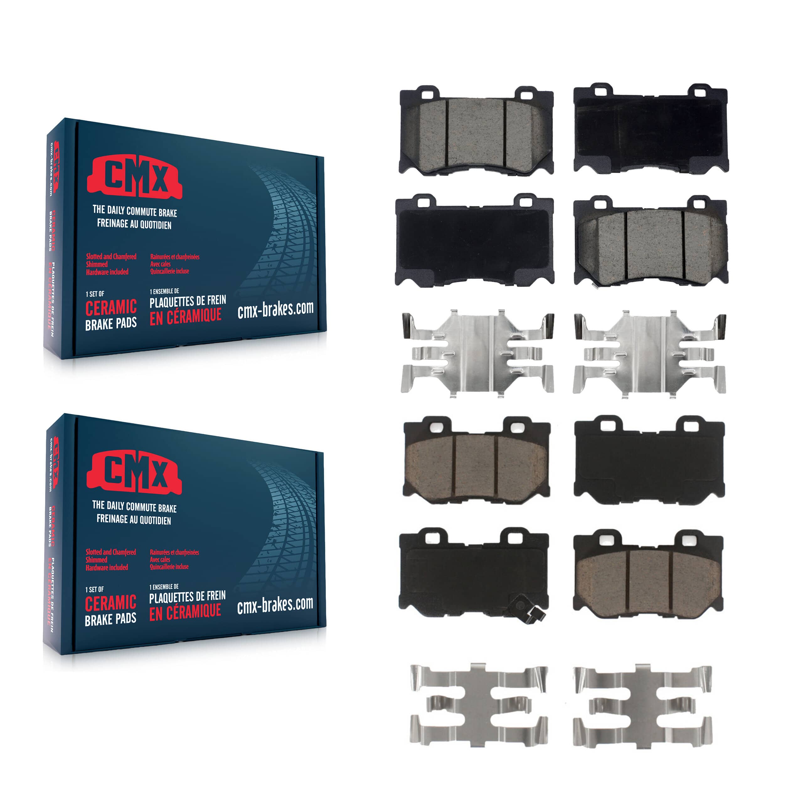 CMX - KCX-100282 - Front and Rear Disc Brake Pad Kits