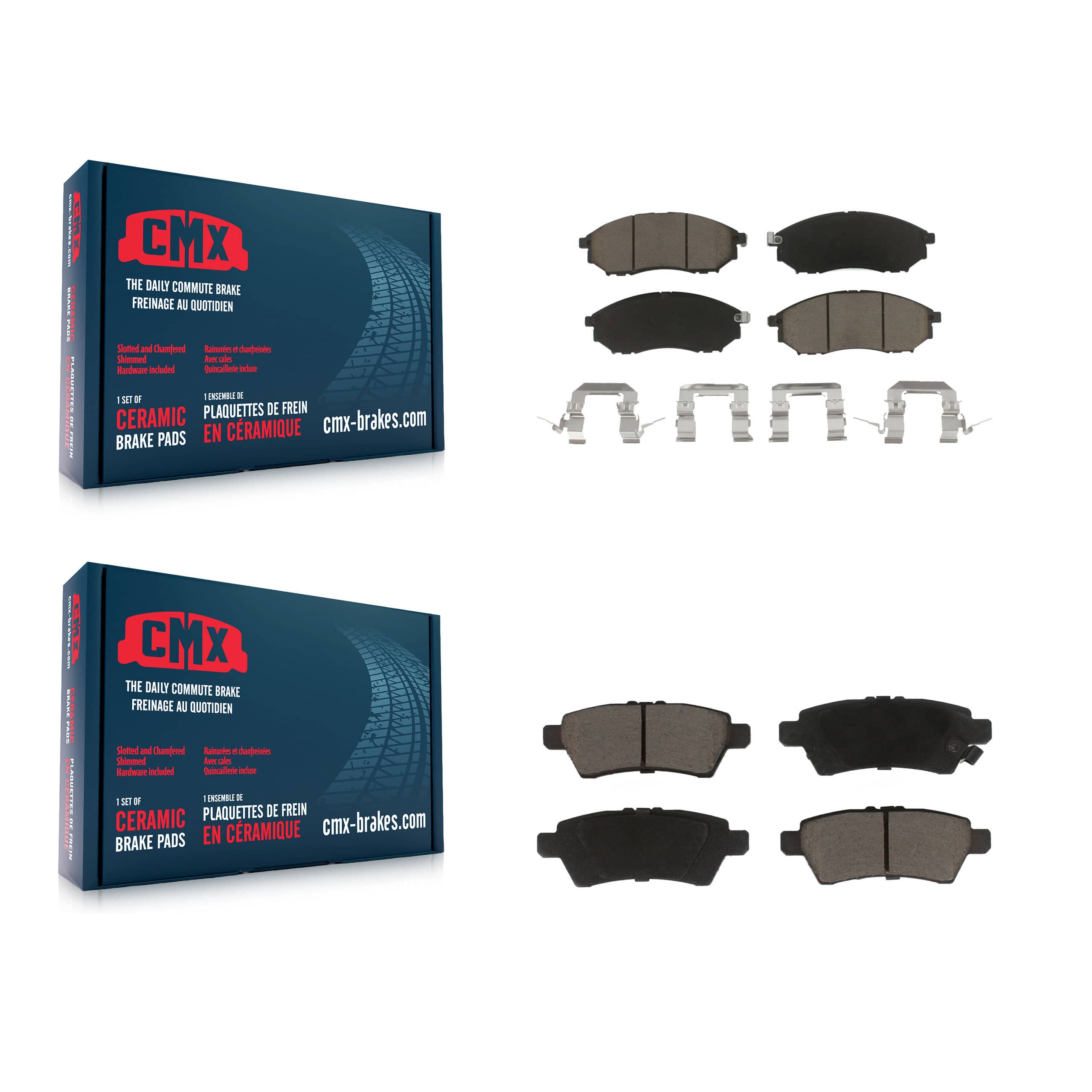 CMX - KCX-100283 - Front and Rear Disc Brake Pad Kits