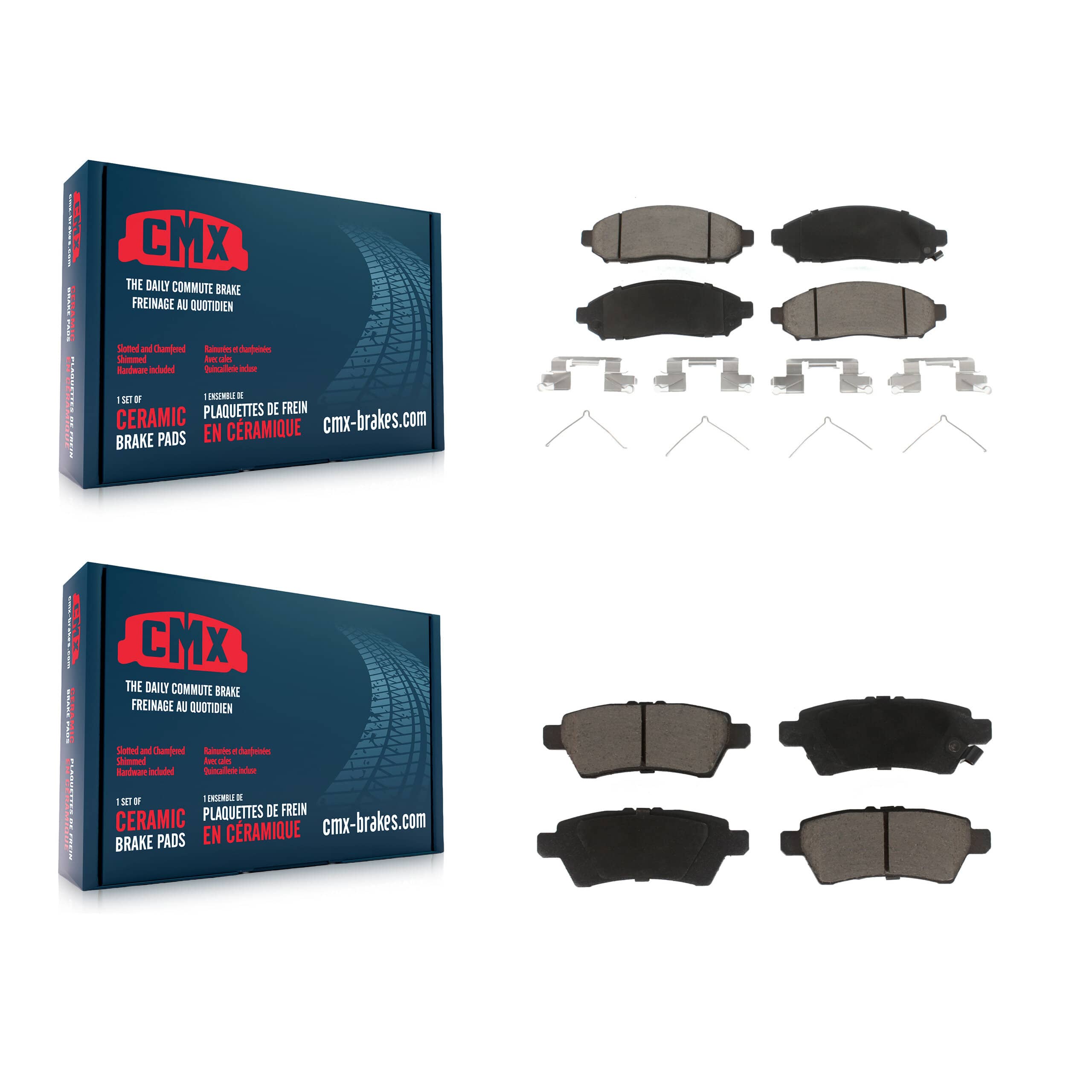 CMX - KCX-100284 - Front and Rear Disc Brake Pad Kits