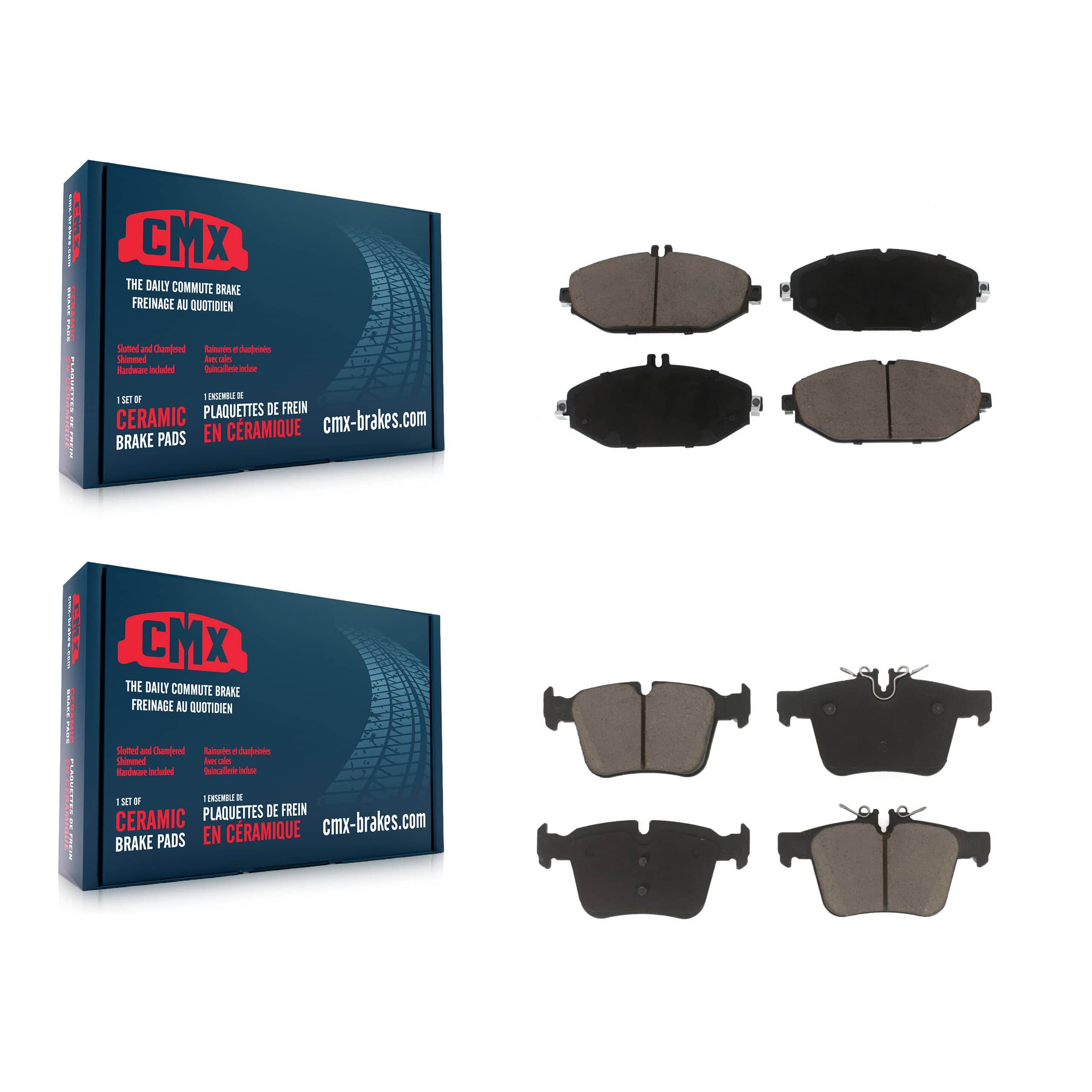 CMX - KCX-100285 - Front and Rear Disc Brake Pad Kits