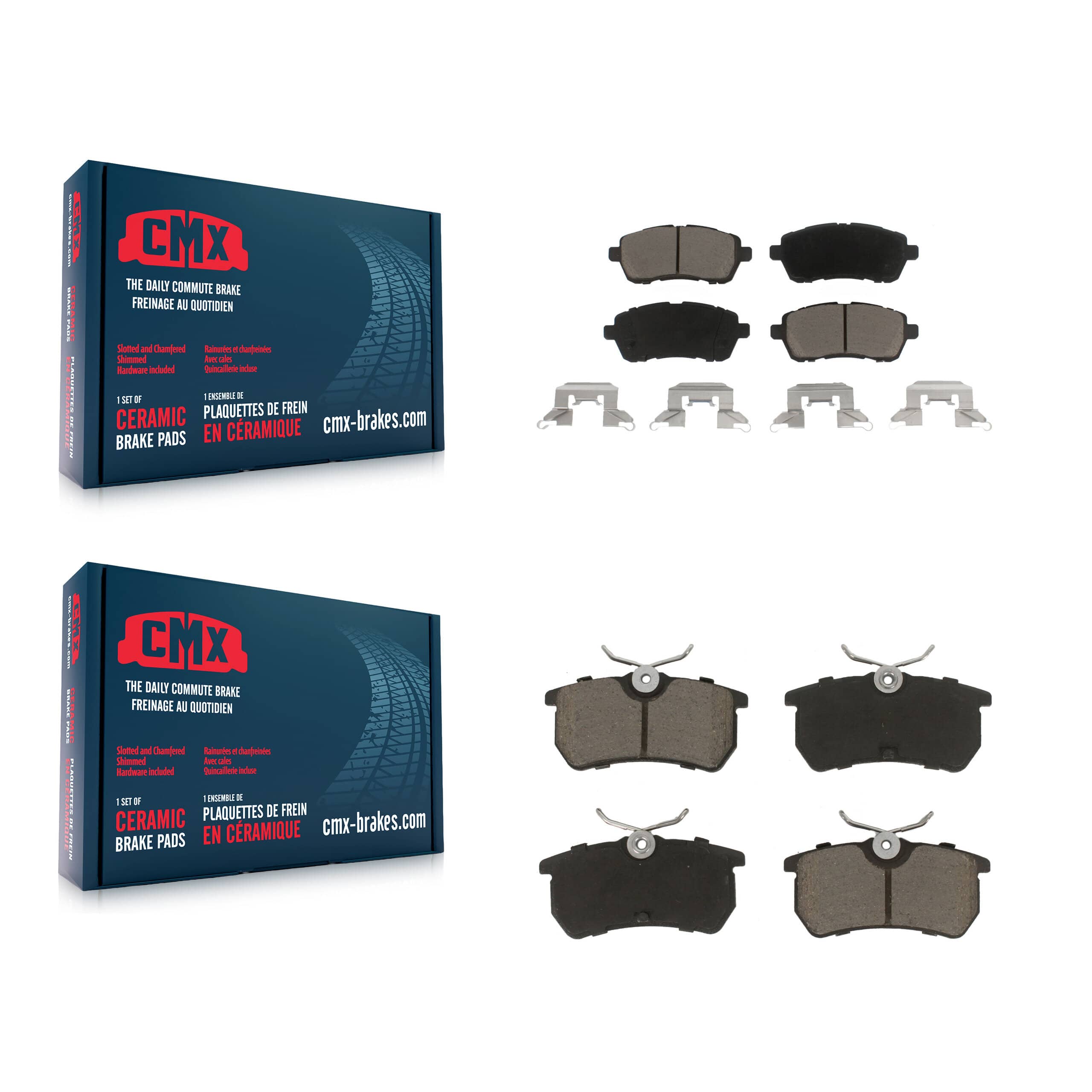 CMX - KCX-100290 - Front and Rear Disc Brake Pad Kits