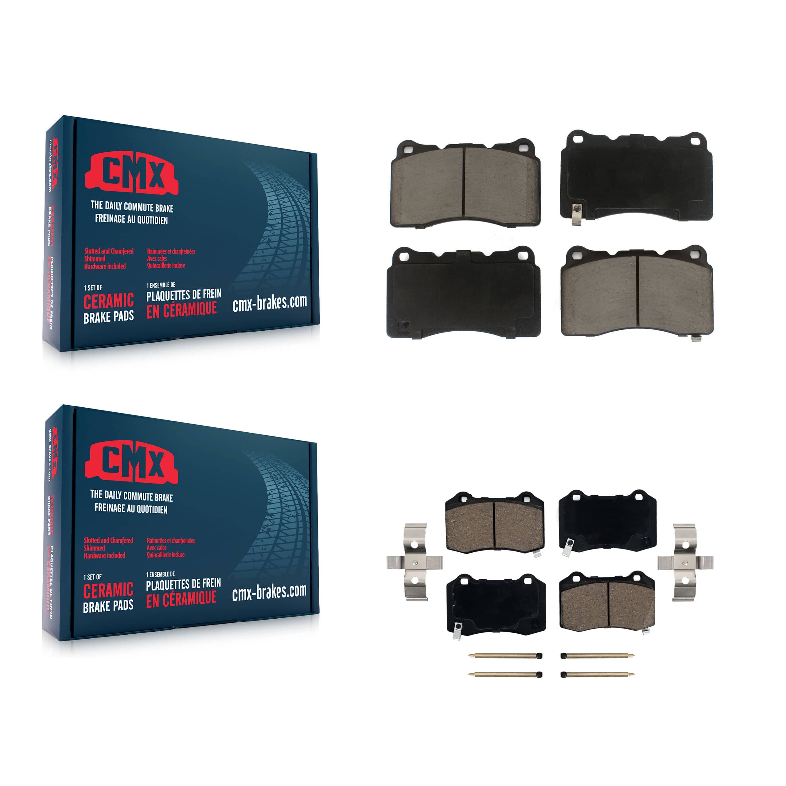 CMX - KCX-100300 - Front and Rear Disc Brake Pad Kits