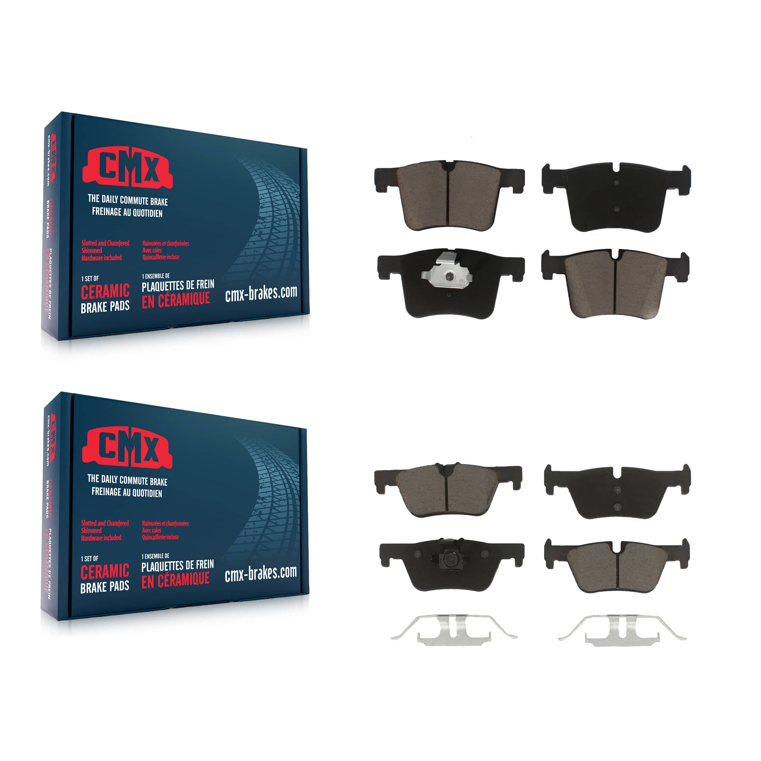 CMX - KCX-100316 - Front and Rear Disc Brake Pad Kits