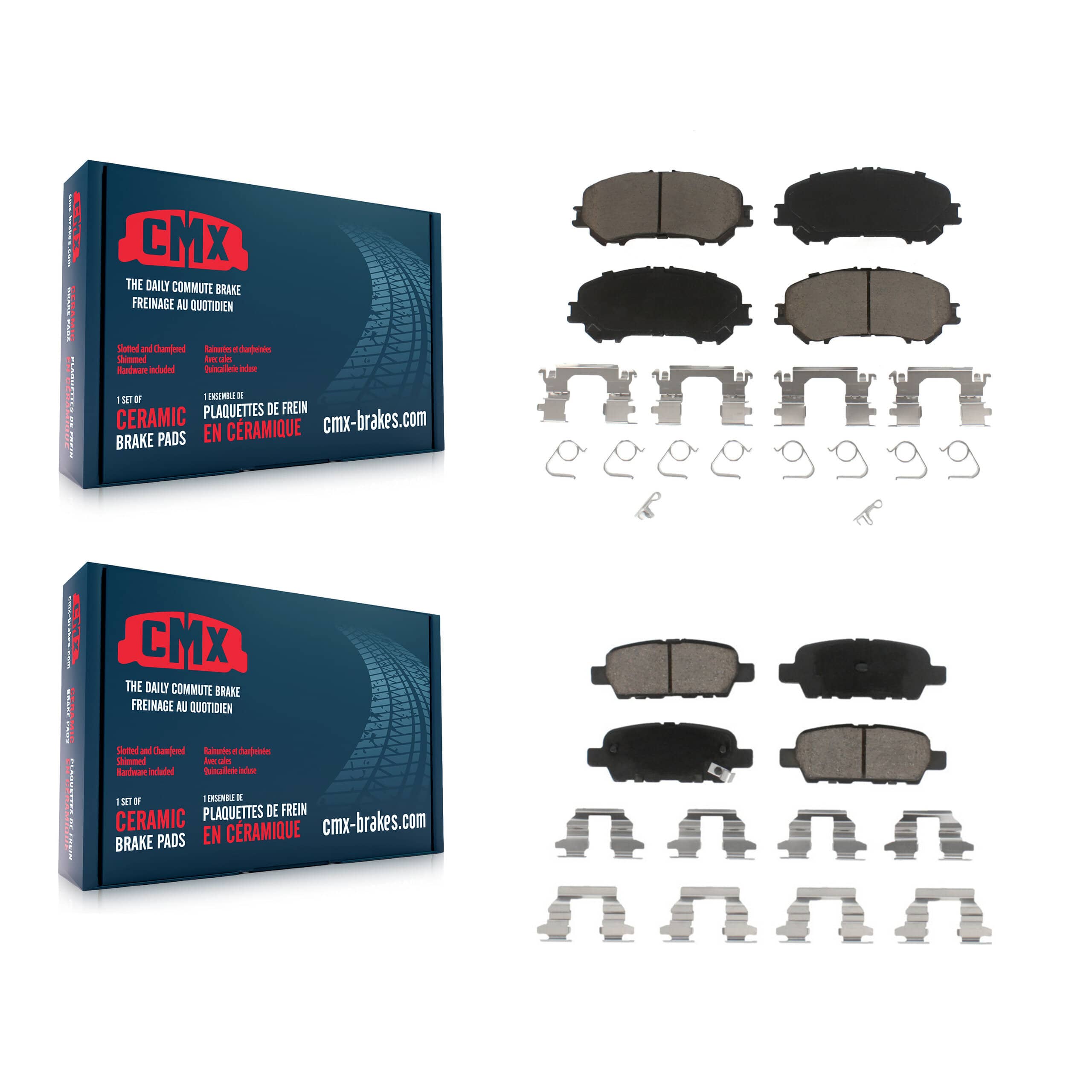 CMX - KCX-100323 - Front and Rear Disc Brake Pad Kits