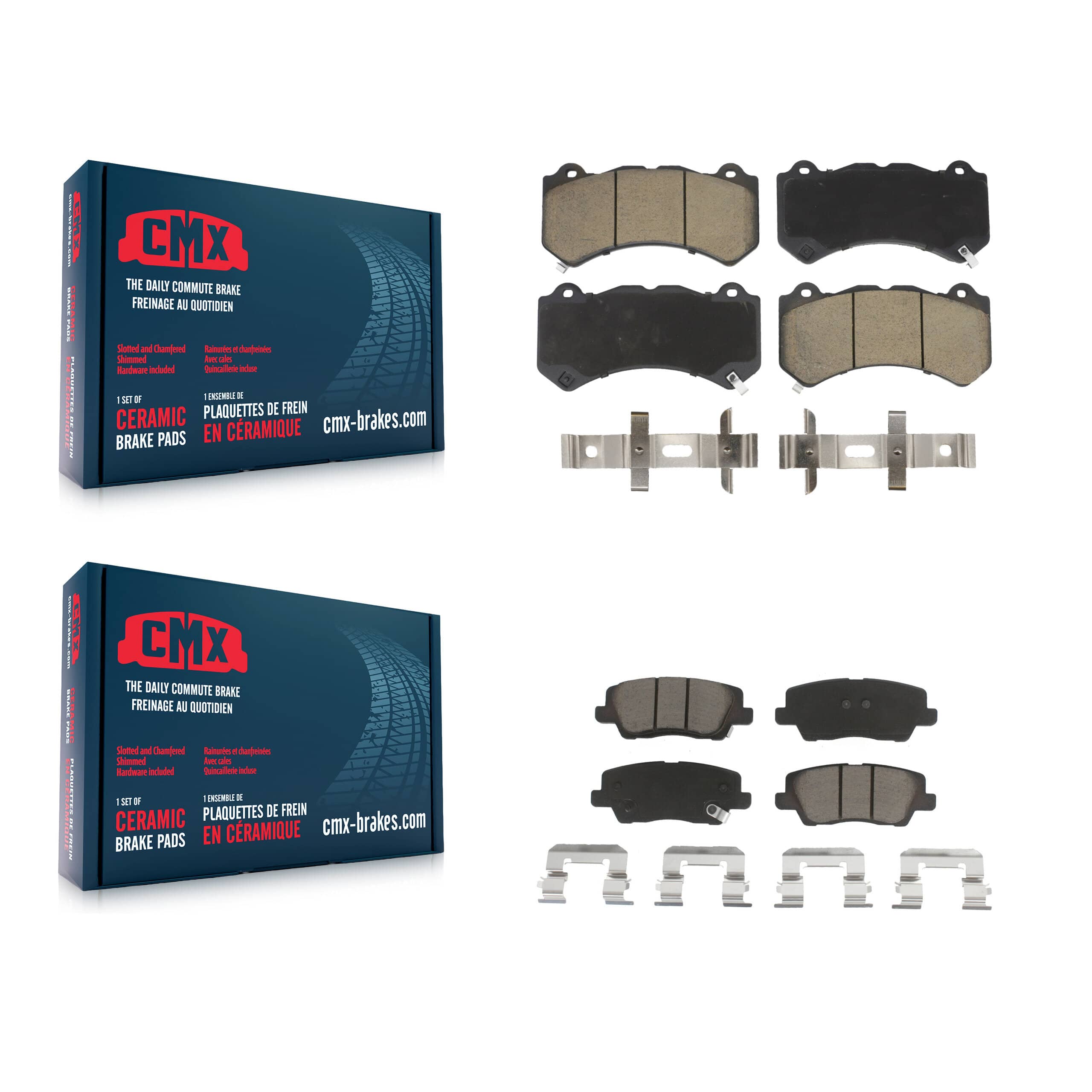 CMX - KCX-100335 - Front and Rear Disc Brake Pad Kits