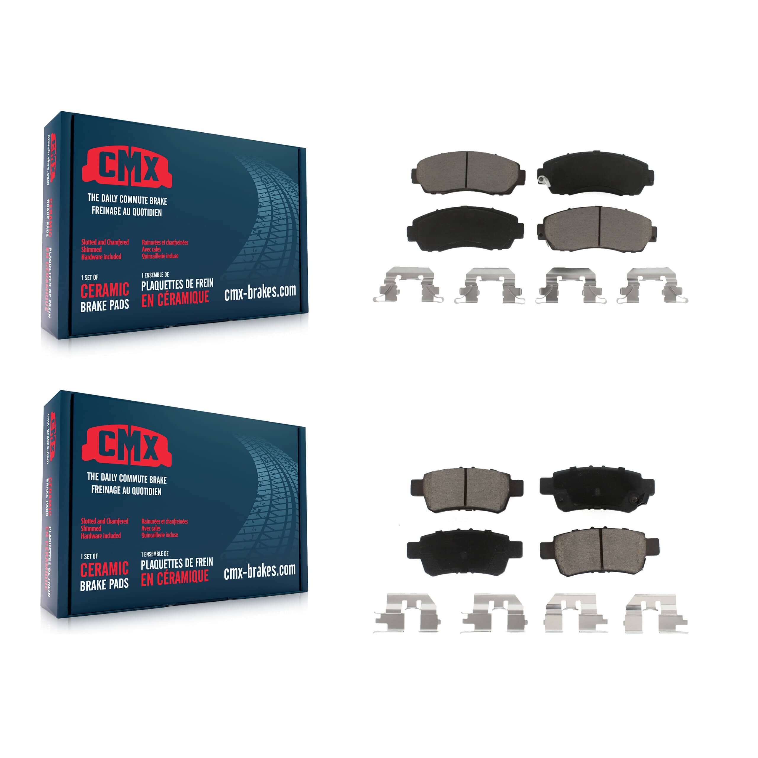 CMX - KCX-100346 - Front and Rear Disc Brake Pad Kits