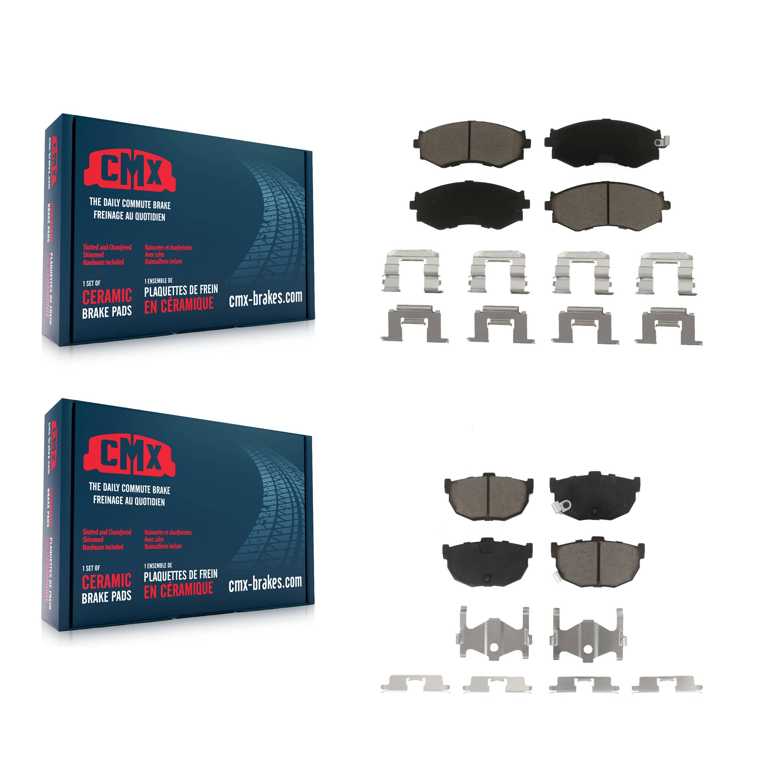 CMX - KCX-100358 - Front and Rear Disc Brake Pad Kits